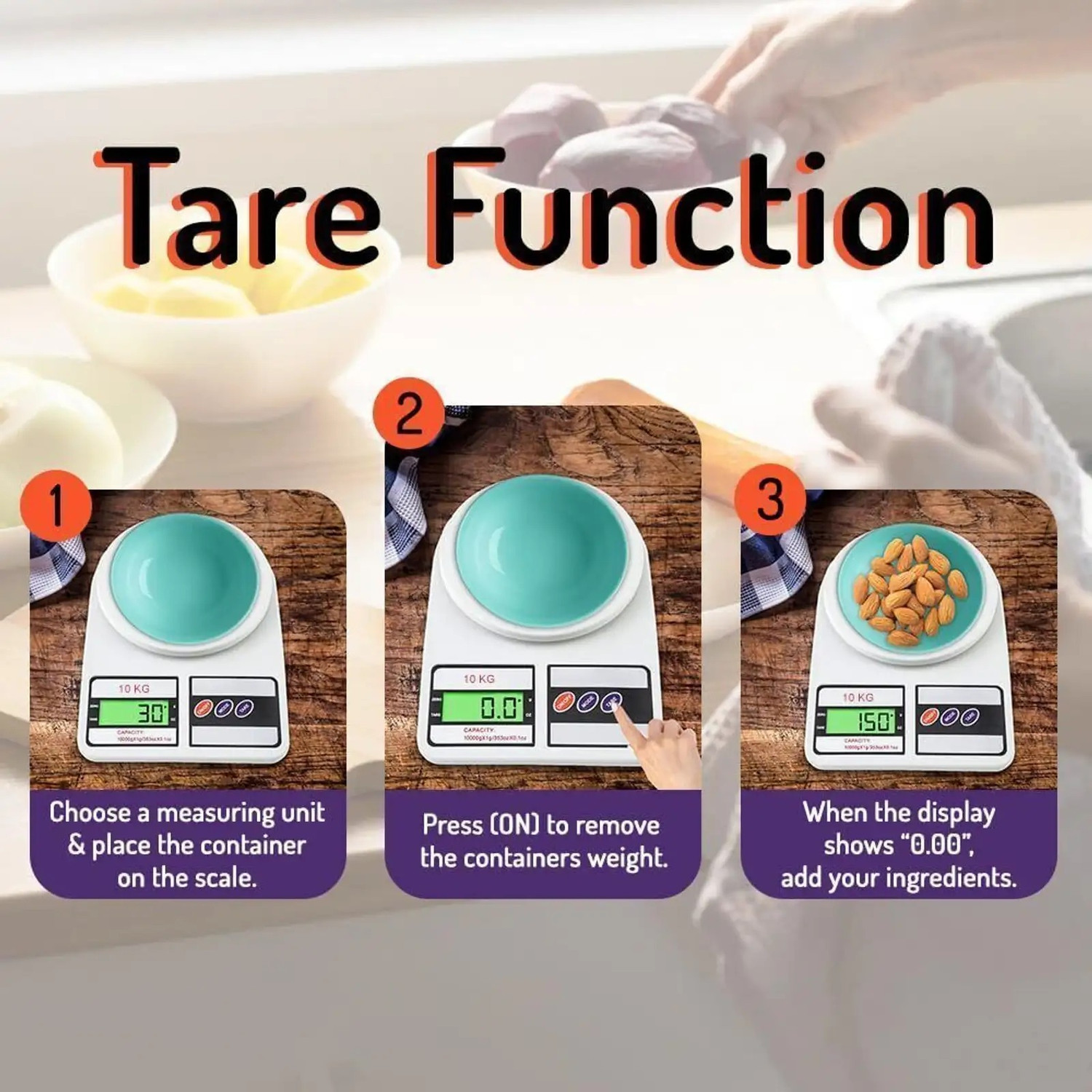 Image of ELIGHTWAY KILO LCD WEIGHT MACHINE MULTIPURPOSE PORTABLE WEIGHING SCALE Balance Scale