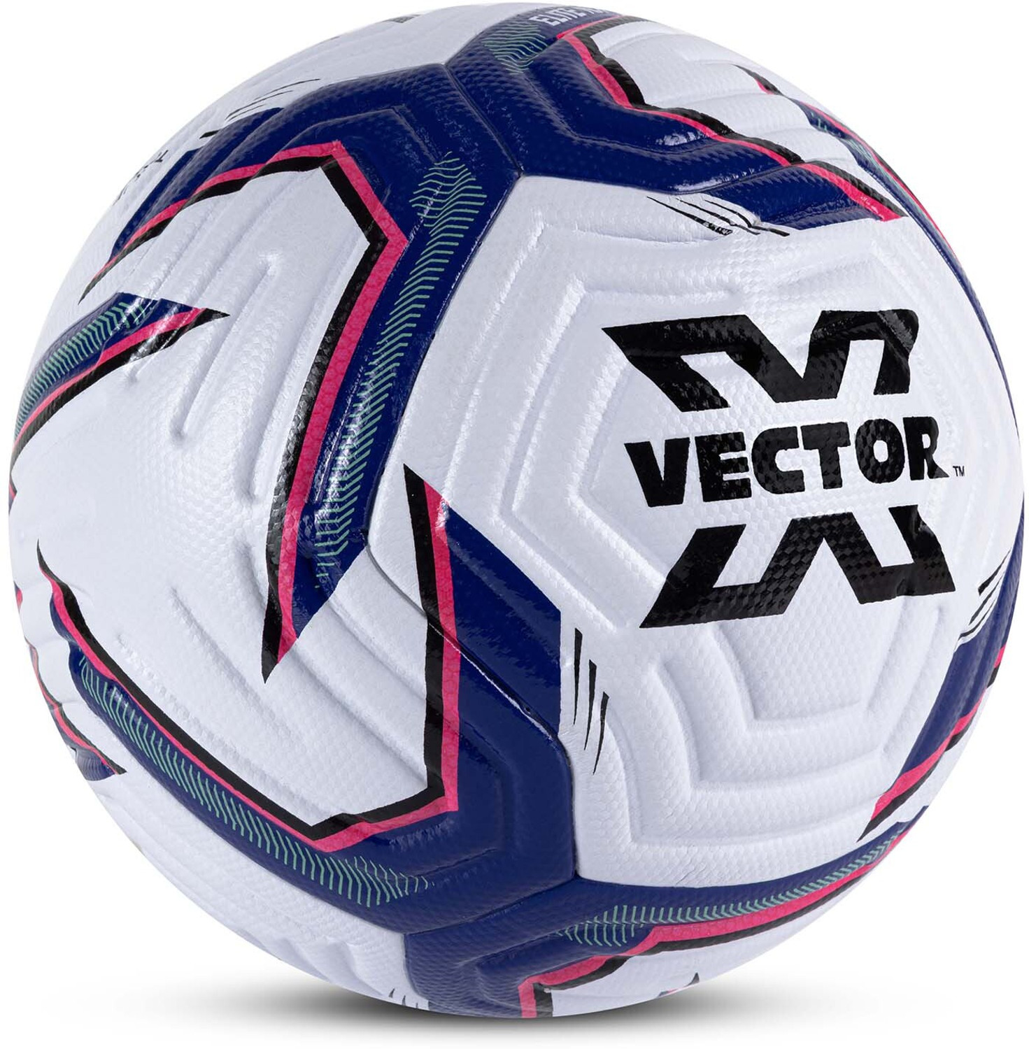 Image of VECTOR X Elite Thermo Bonded PU Seamless Technology professional Match Waterproof Soccer Football - Size: 5 (Standard, Pack of 1)
