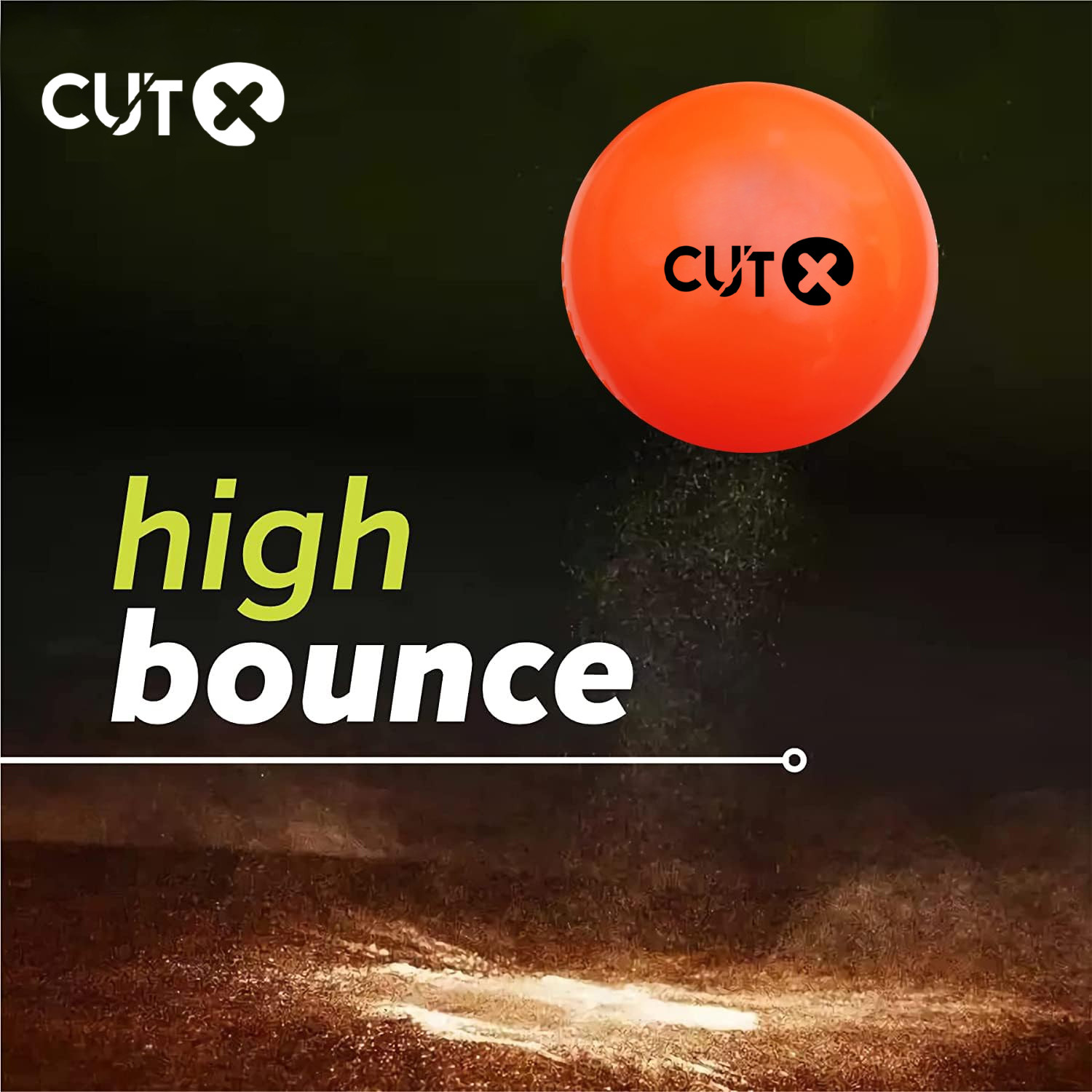 Image of CUTX Cricket Practice Ball | Wind Ball | In & Outdoor Ball Multicoloured 12PCS Cricket Synthetic Ball