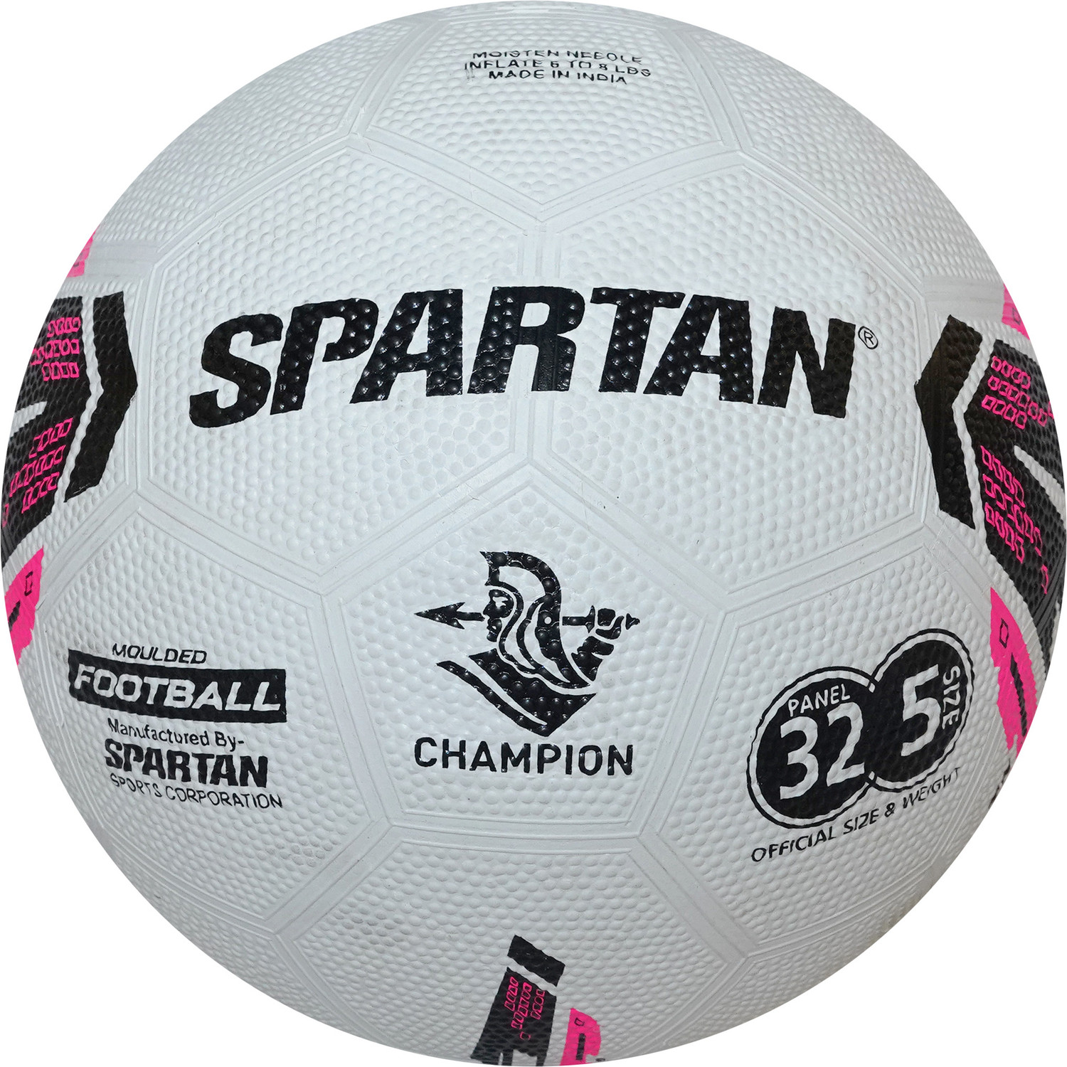 Image of SPARTAN Spirit CHAMPION Rubber Moulded Football - Size: 5