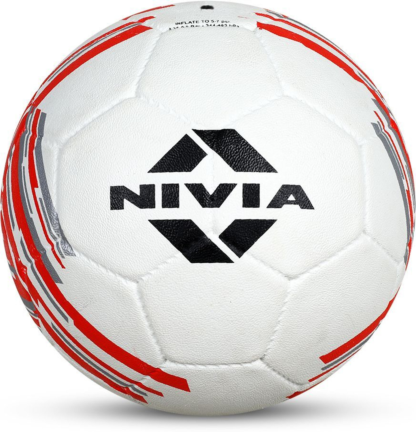 Image of NIVIA Combo Country Color (England) Moulded Football With Ball Pump Football - Size: 5