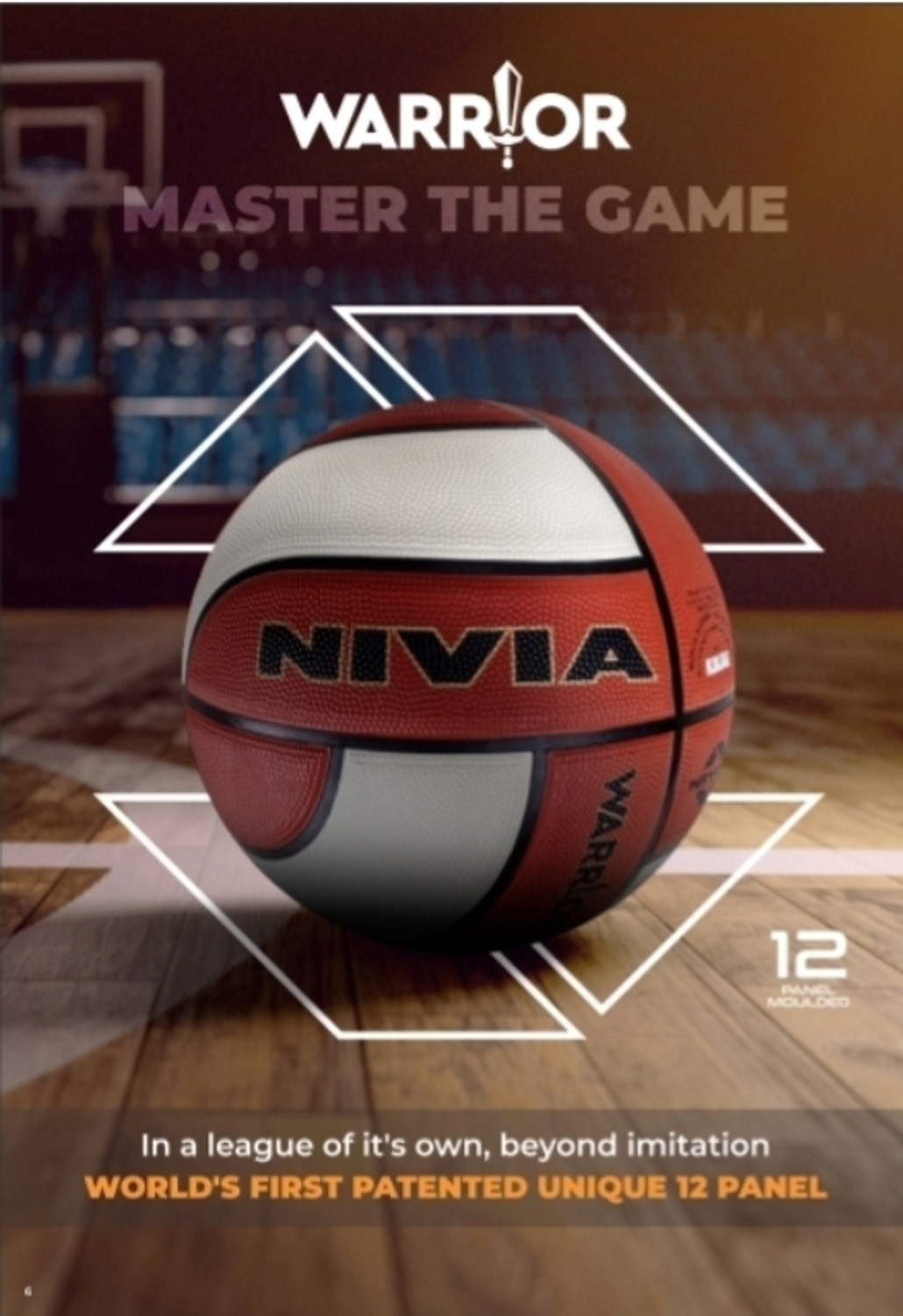 Image of NIVIA WARRIOR(12 PANEL) Basketball - Size: 7