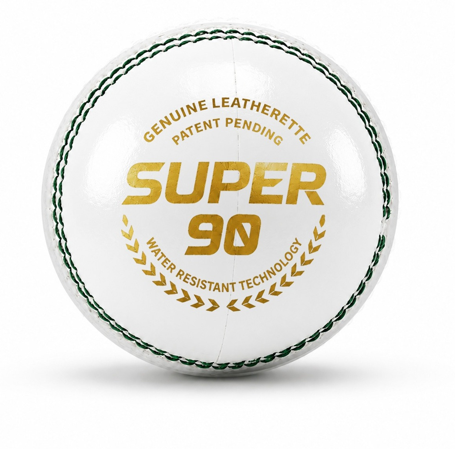 Image of Jaspo Super-90 Leatherette Cricket Ball for Outdoor Play|PU Core|Hand Stitched Finish| Cricket Leather Ball