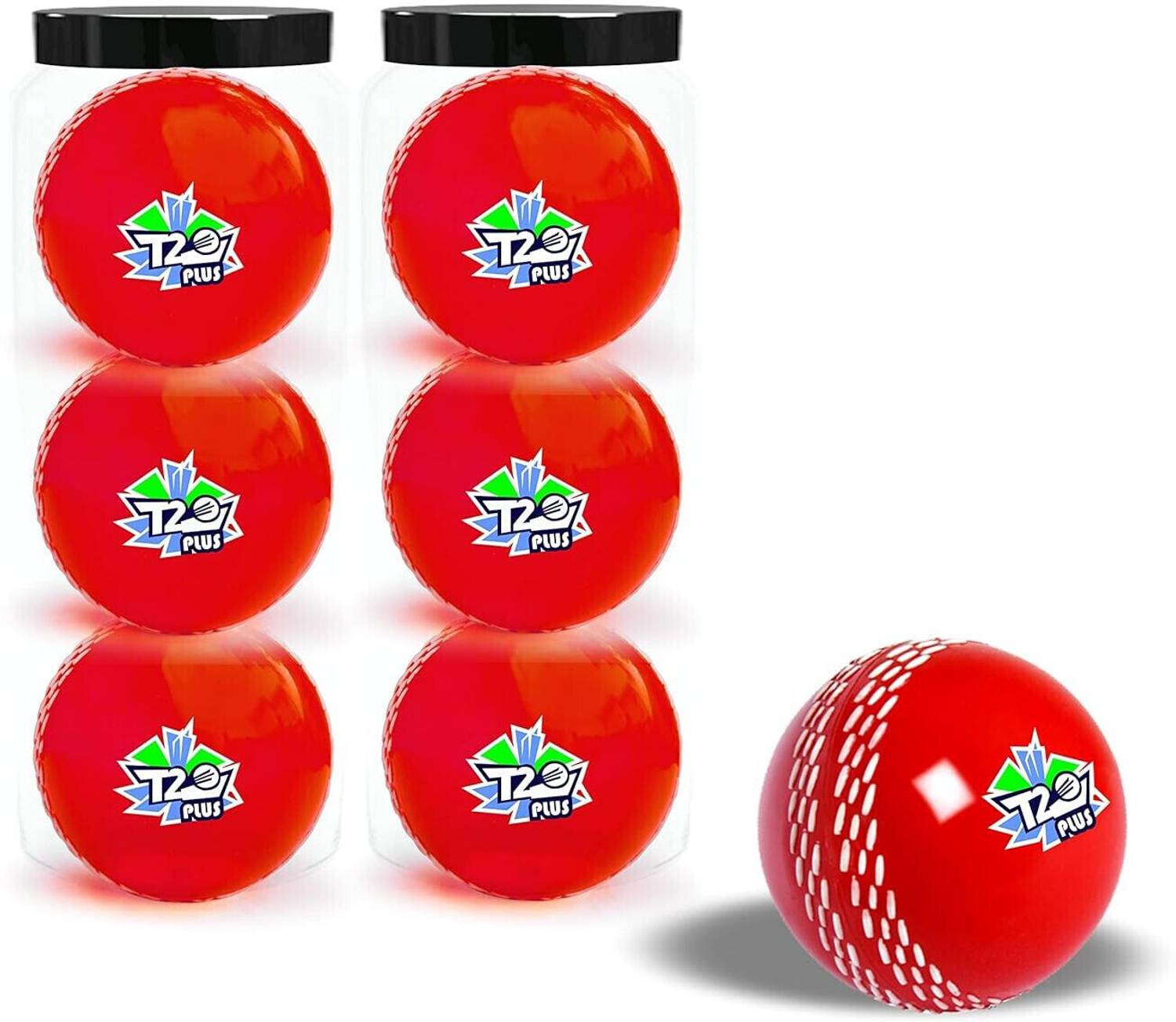 Jaspo T-20 Plus Practice Cricket Ball - Image 2