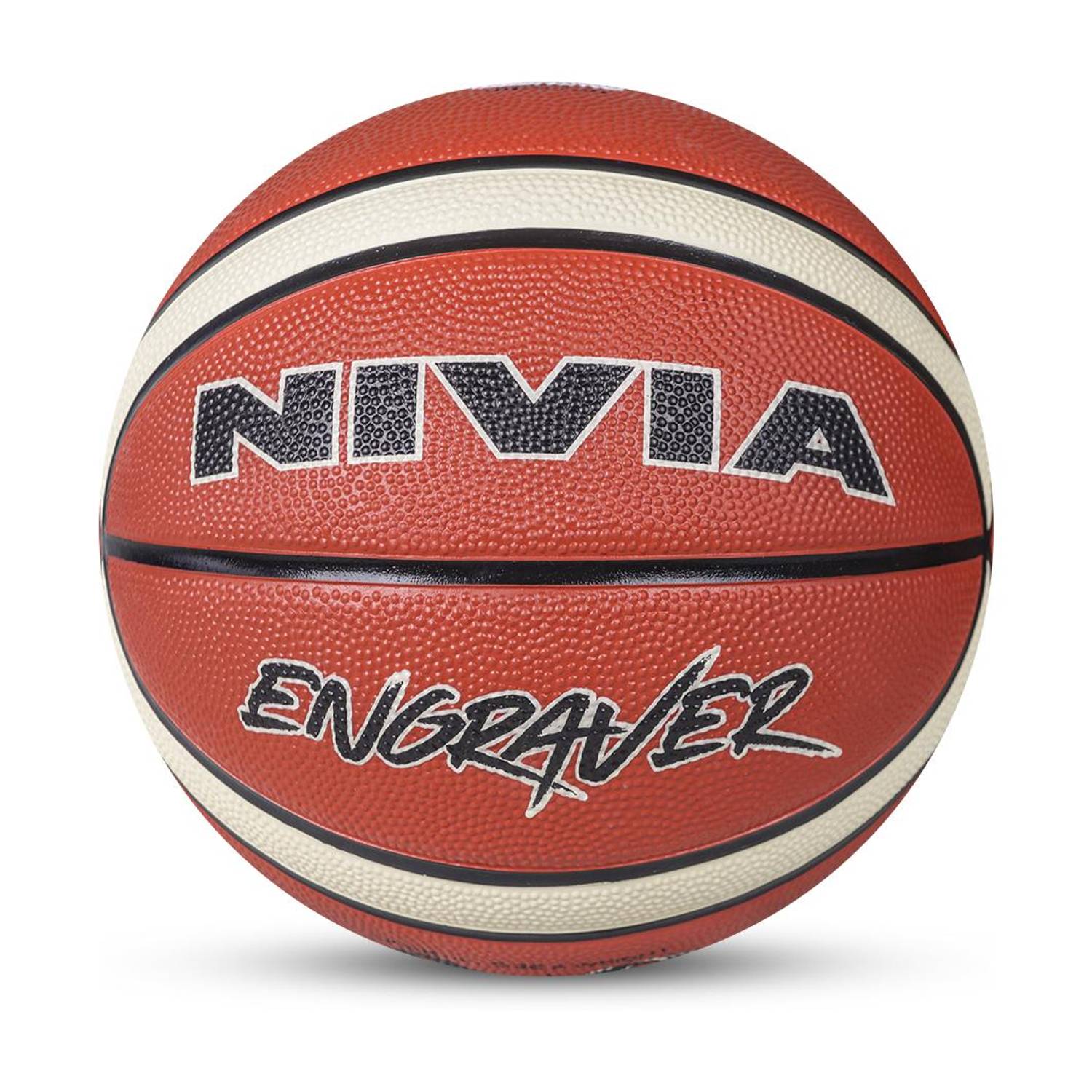 NIVIA Engraver, BFI Standard, 14 Panels, Tournament Ball, Ideal for all surfaces Basketball - Size: 6