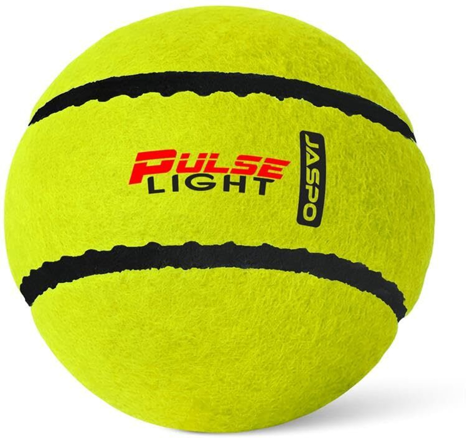 Image of Jaspo Activo Tennis Cricket Ball, 66mm, Wool Felt, 80g, High Bounce Rubber Core, Cricket Tennis Ball