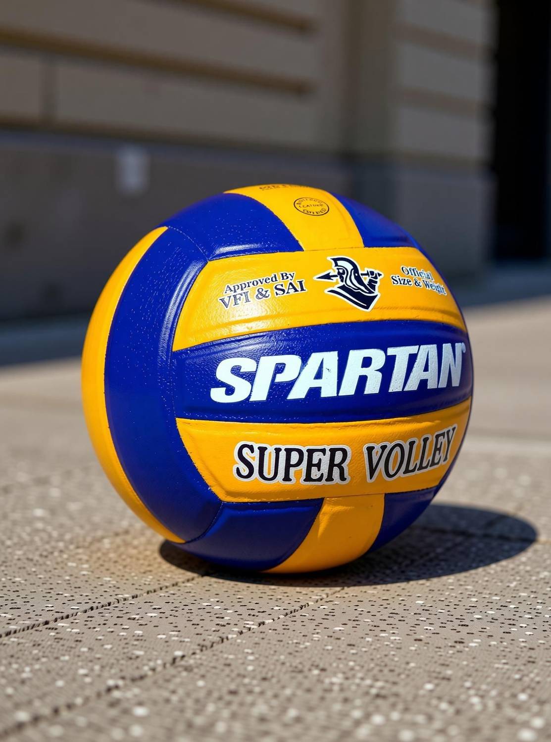 SPARTAN Spirit SUPER VOLLEY Leather Volleyball Size 4 - Image 3
