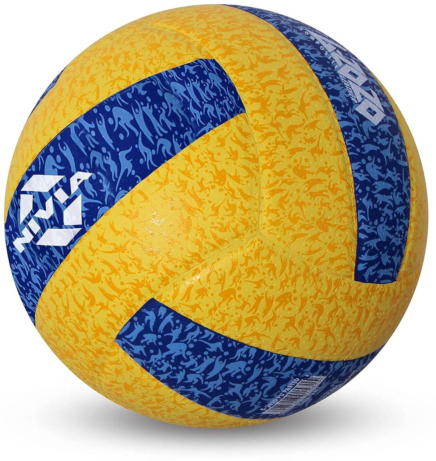 NIVIA G-2020 Volleyball - Size 4, Blue - Image 5