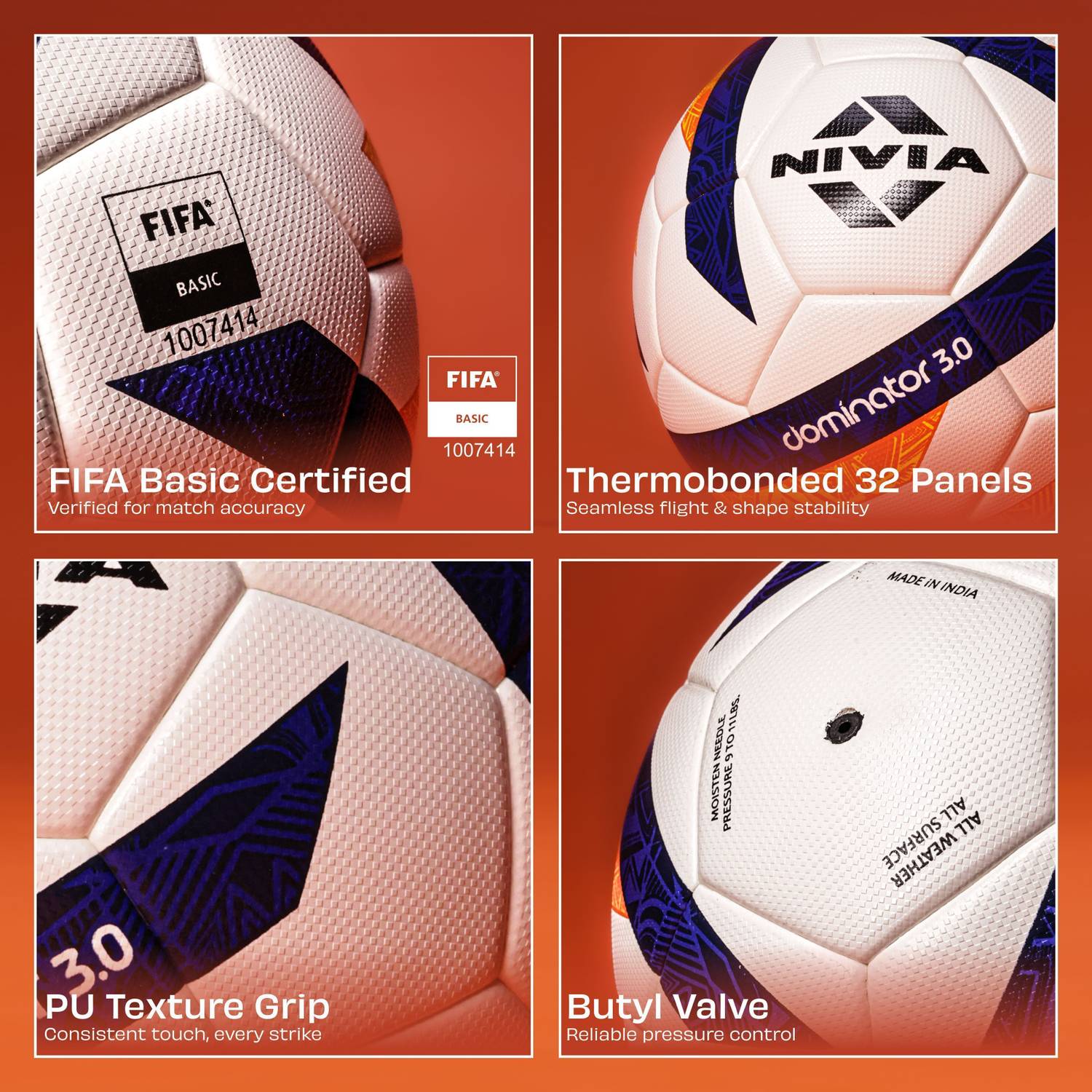 NIVIA निविया Dominator 3.0, 32 Panels Design, Ideal For Natural & - Image 5