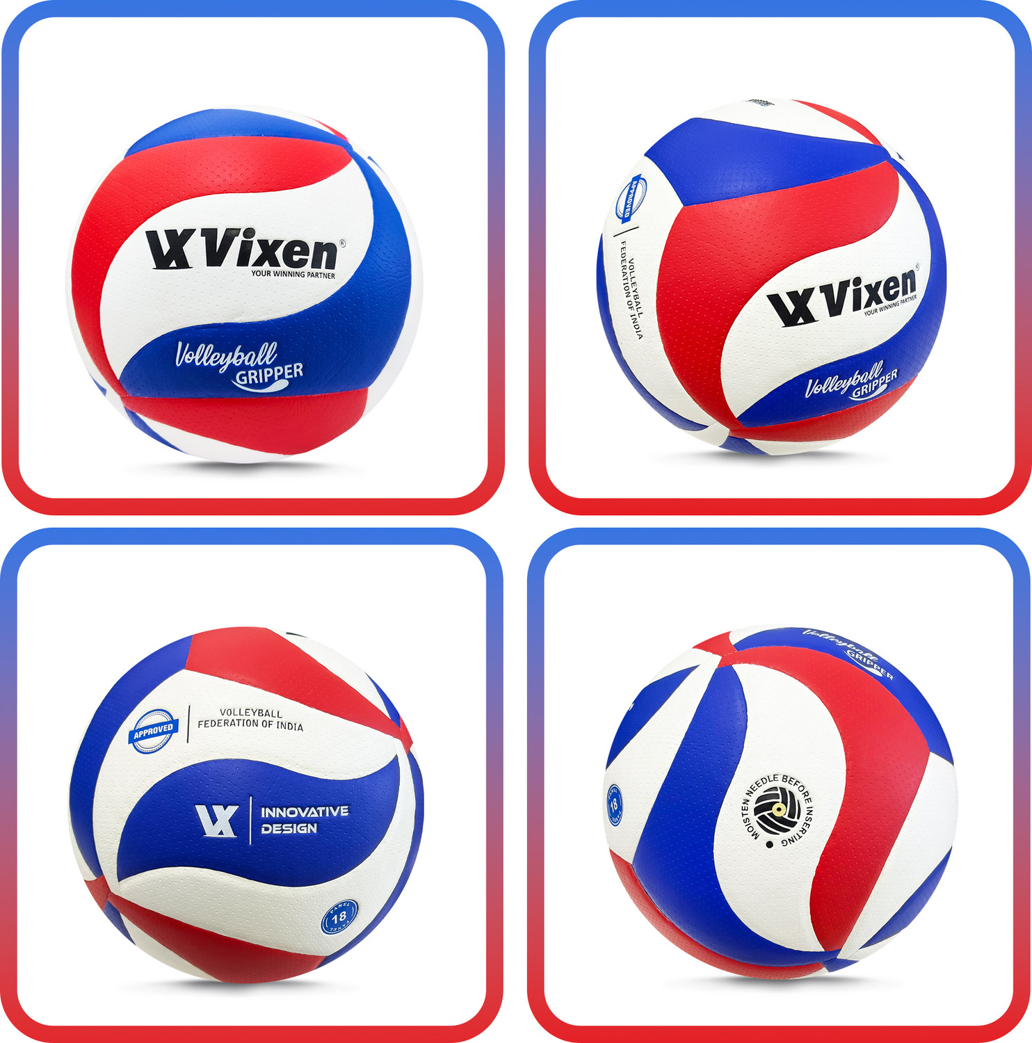 Image of Vixen Vollyball Soft Touch 5001 Volleyball - Size: 5