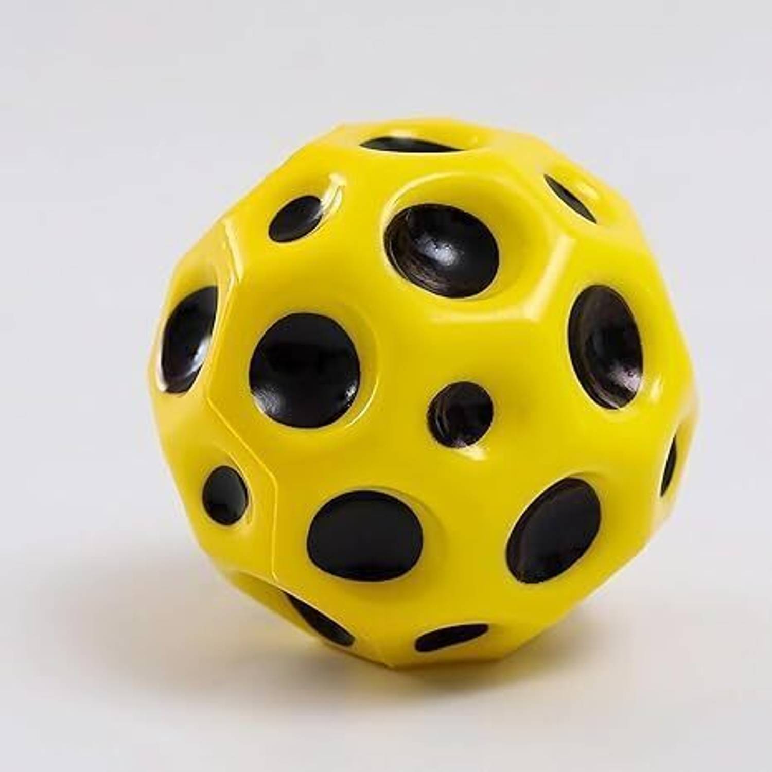 avish creations Yellow Colour Jump Ball, Moon Ball, Space Ball, High Jumps Rubber Ball Jumping Ball