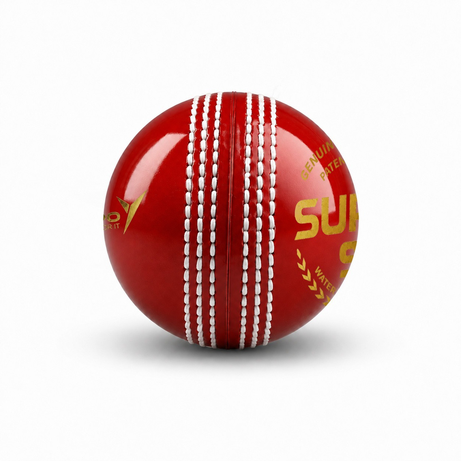 Image of Jaspo Super-90 Leatherette Cricket Ball for Outdoor Play|PU Core|Hand Stitched Finish| Cricket Leather Ball