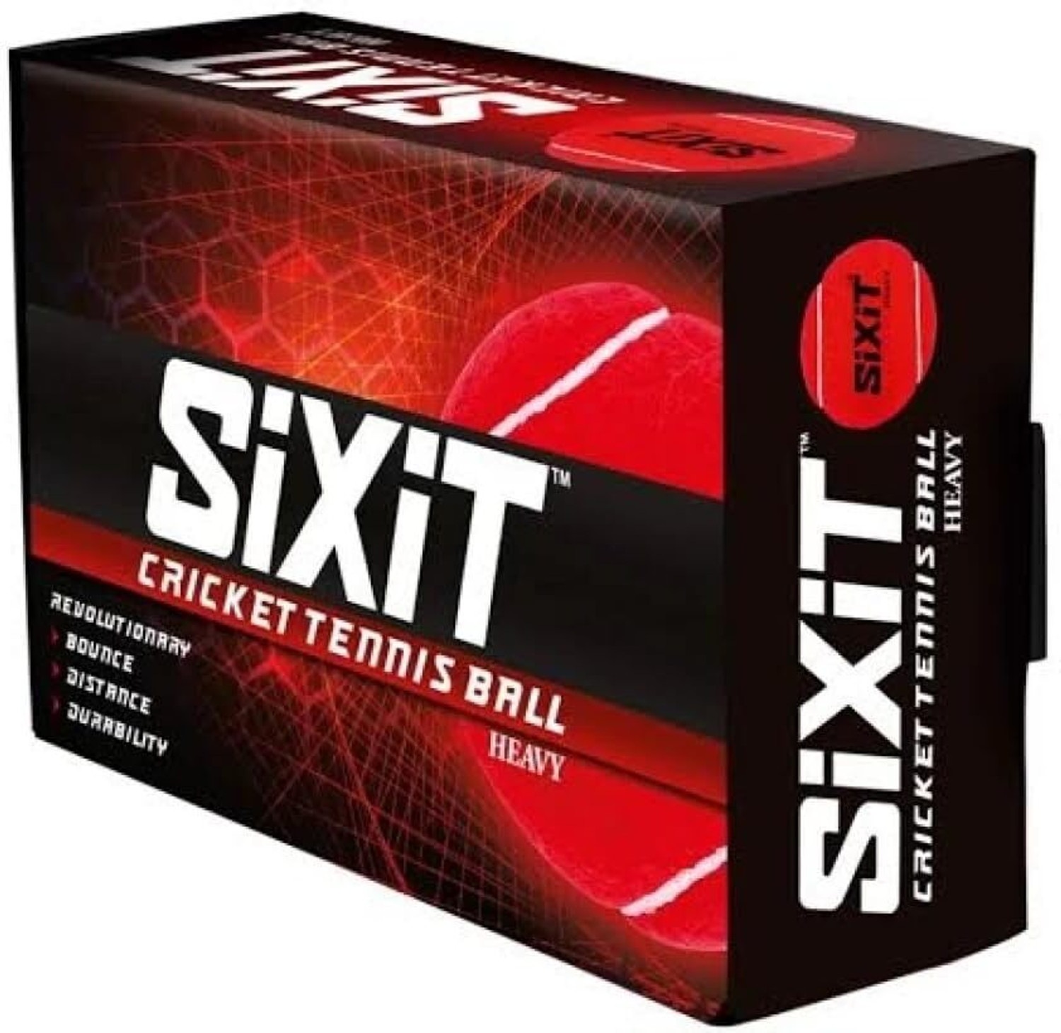 Image of sixit Cricket Tennis Heavy Ball Cricket Tennis Ball