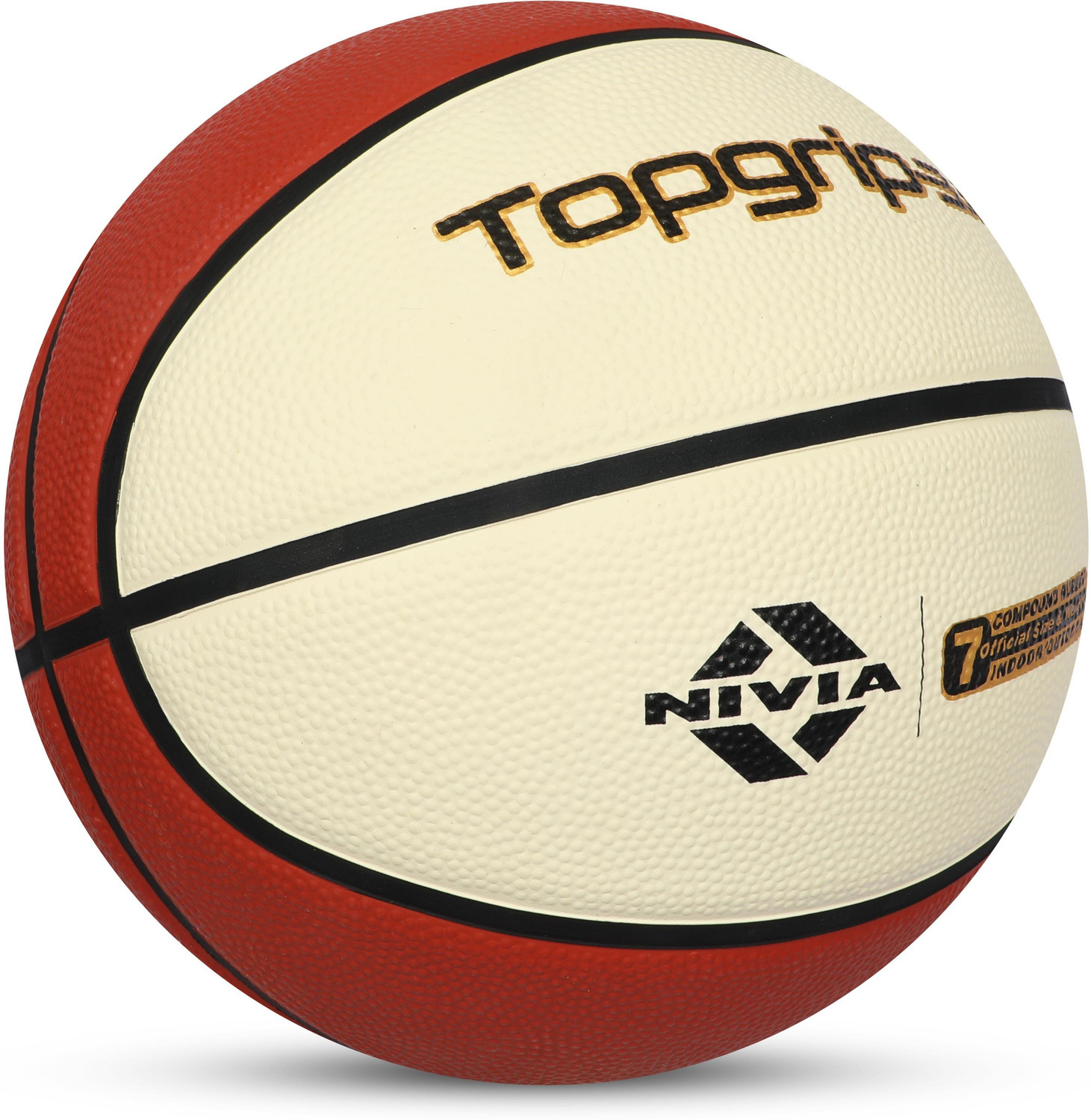 Image of NIVIA Top Grip 3.0, BFI Standard, 8 Panels, Made for Tournaments, For all surfaces Basketball - Size: 7