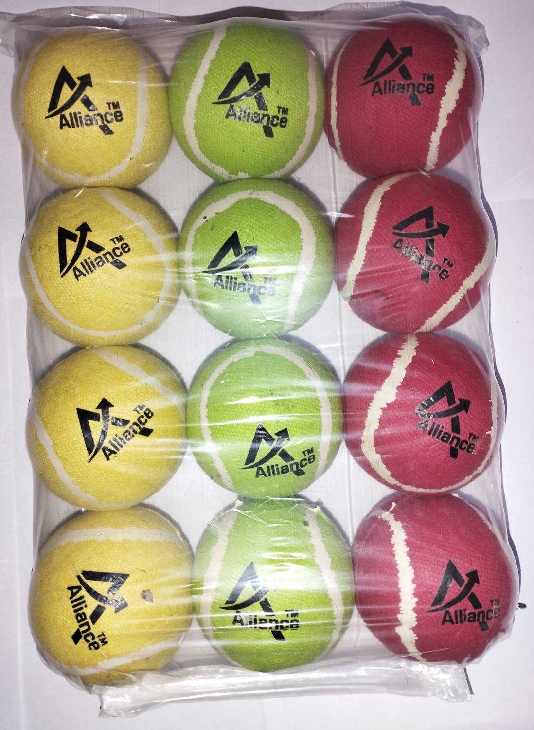 Alliance Three colour ball Cricket Tennis Ball