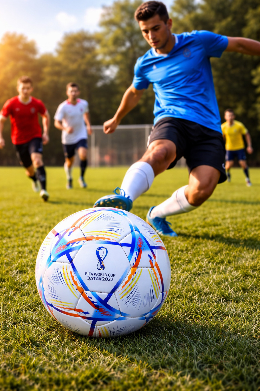 Image of MRT SPORTS Qatar World Cup Series Size 5 Football Football - Size: 5