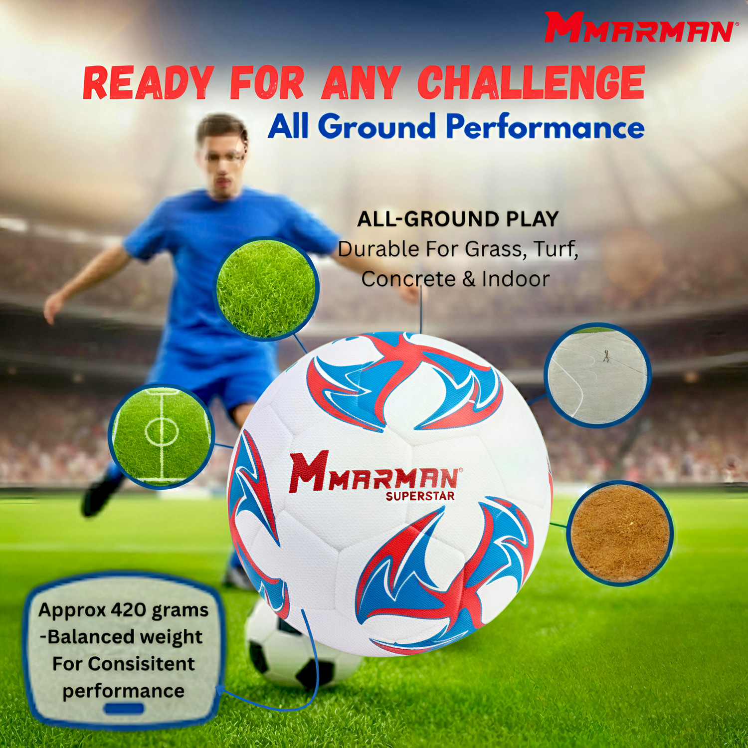 Image of Marman Superstar with Pump Football - Size: 5