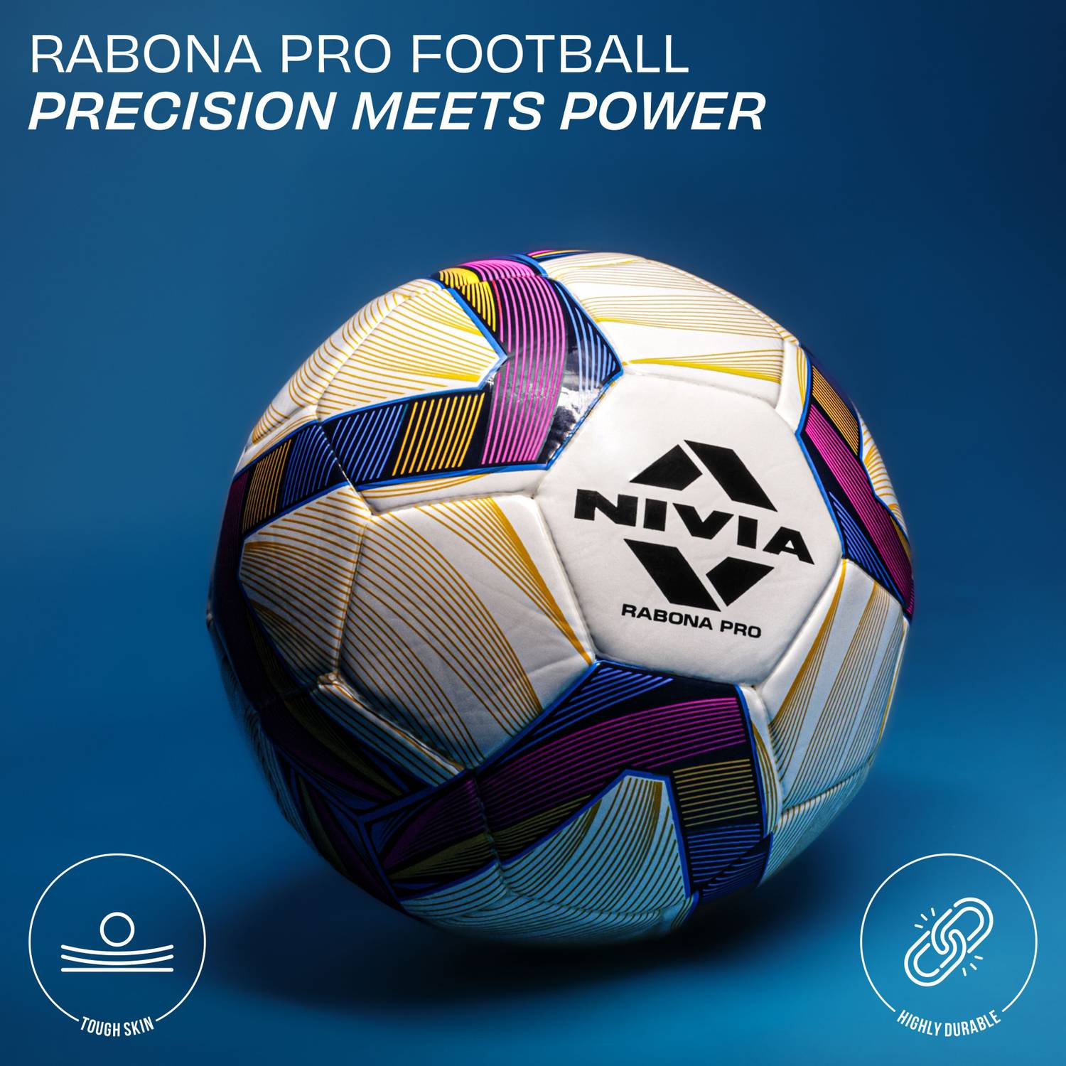 NIVIA Rabona Pro Football Size 5 - Image 2