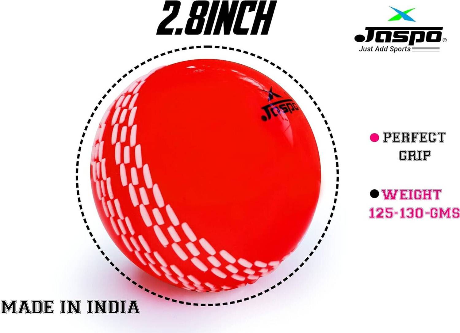 Jaspo T-20 Plus Practice Cricket Ball - Image 4