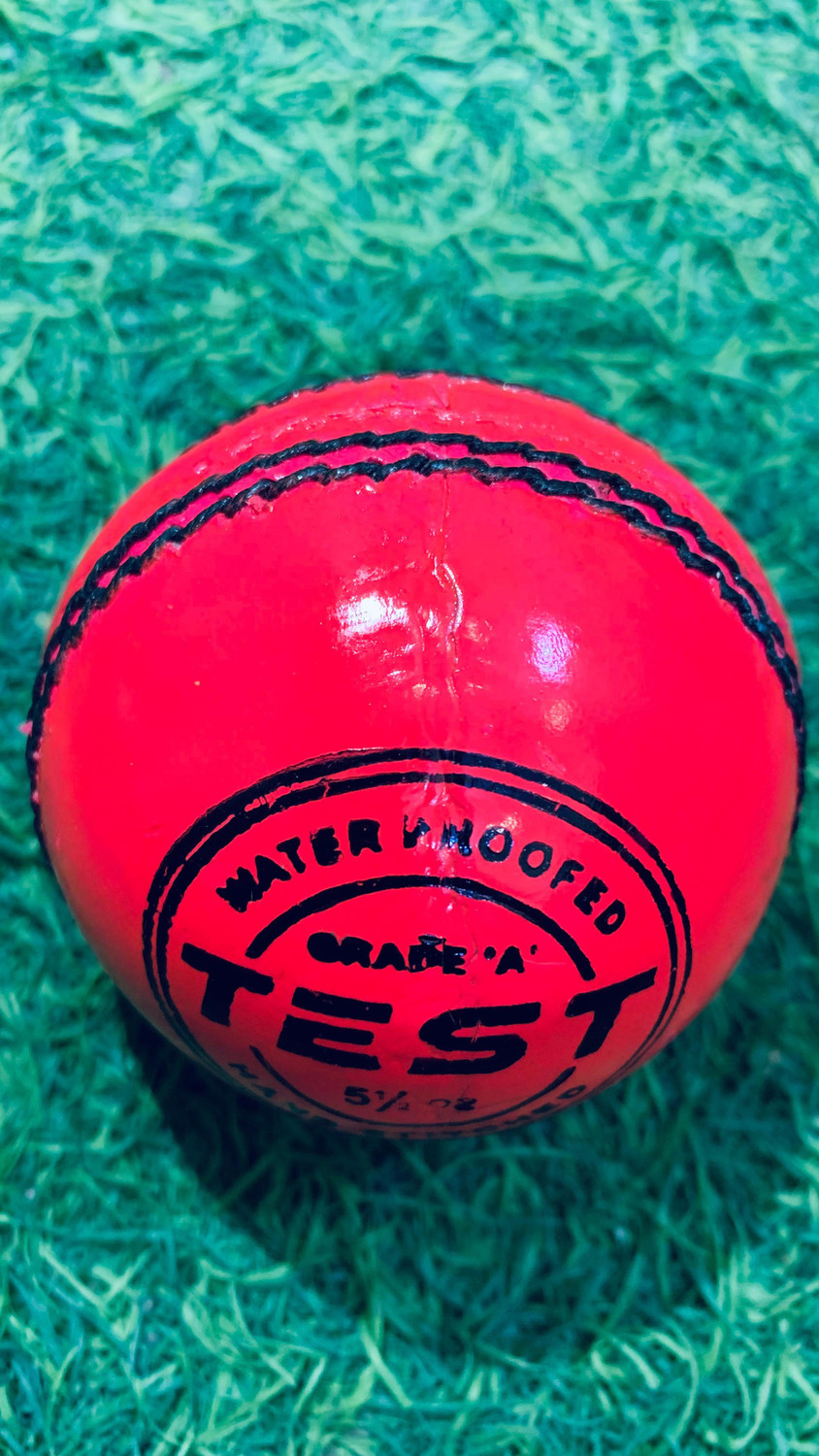 Image of Cricketkingdom 4 Piece Test Pink Cricket Ball Cricket Leather Ball