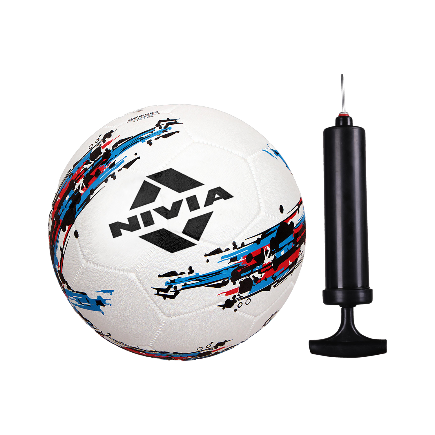 NIVIA Storm Football Size 5 with Pump Pack of 1 - Image 1