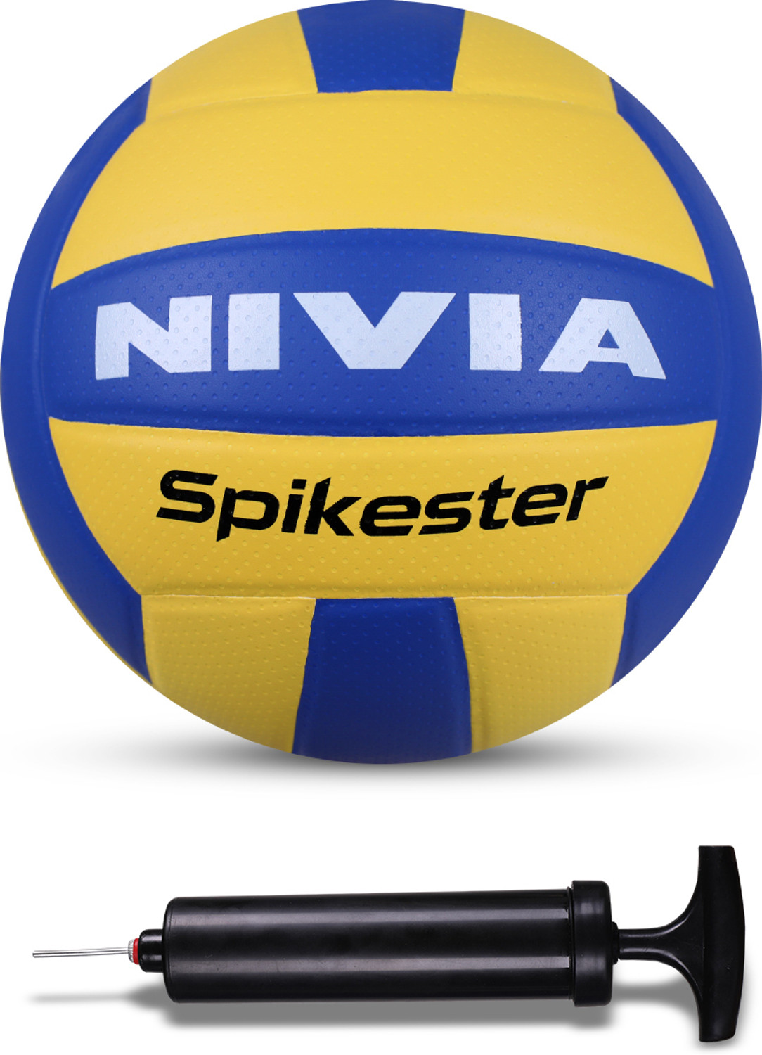 Image of NIVIA Combo Spikester Volleyball With Ball Pump Volleyball - Size: 4