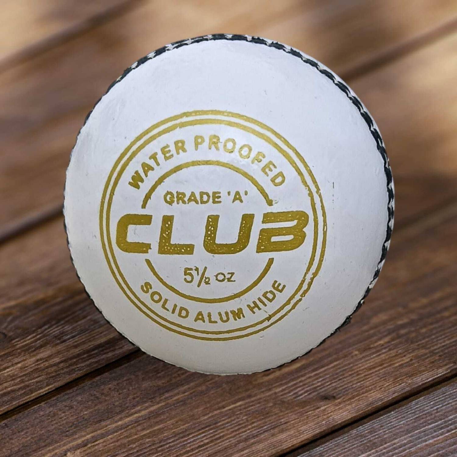 KK SPORTS 2 Piece White Club Leather Cricket Ball - Image 1