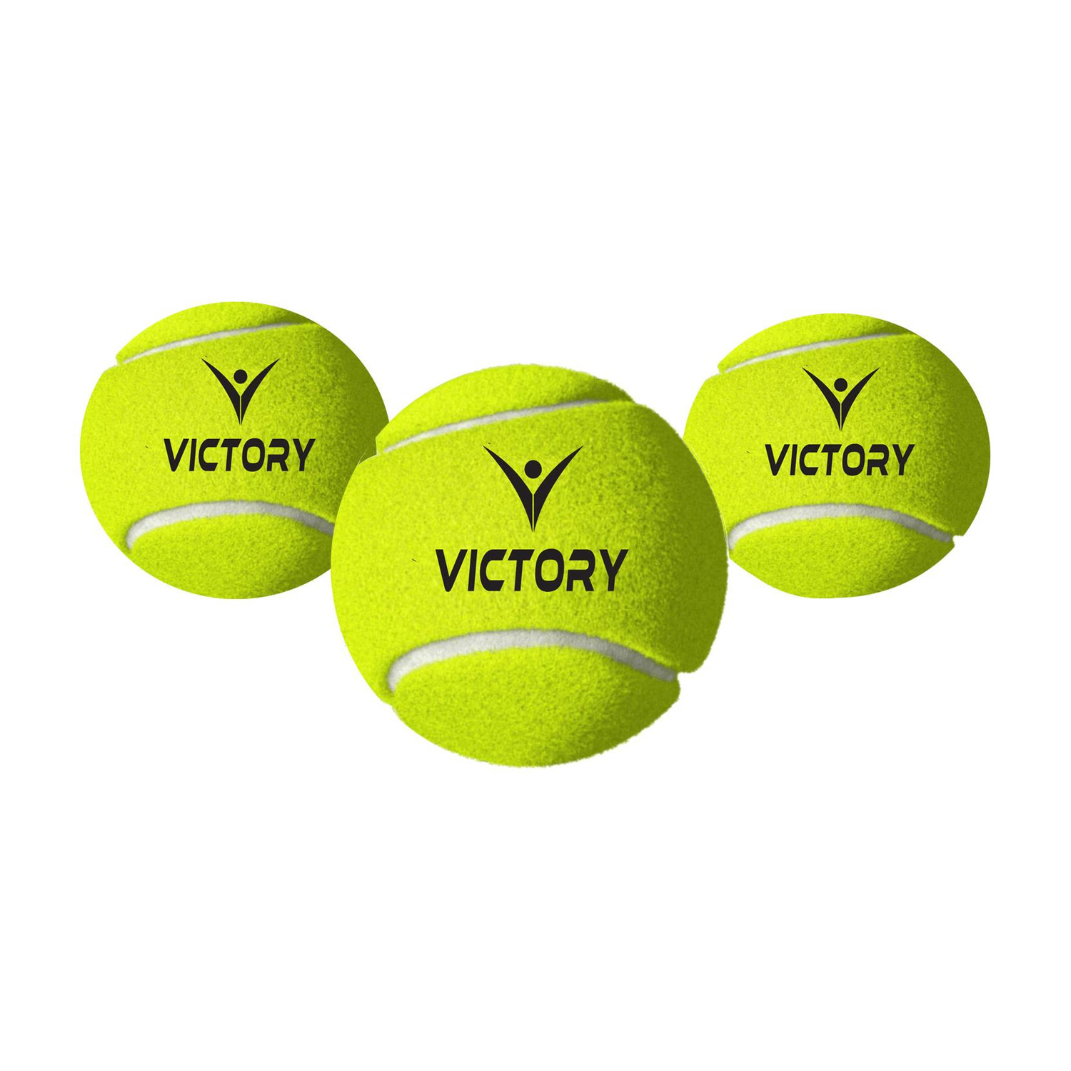 Image of VICTORY Cricket Tennis Balls Medium Weight High Bounce Combo Set Cricket Tennis Ball