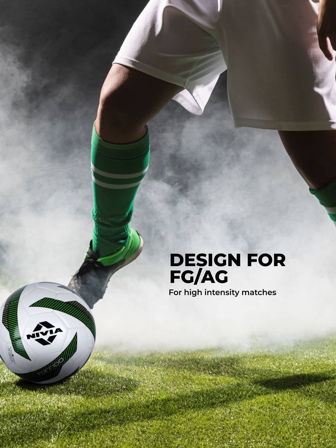 NIVIA Torrido Football Size 5 White Pack of 1 - Image 4