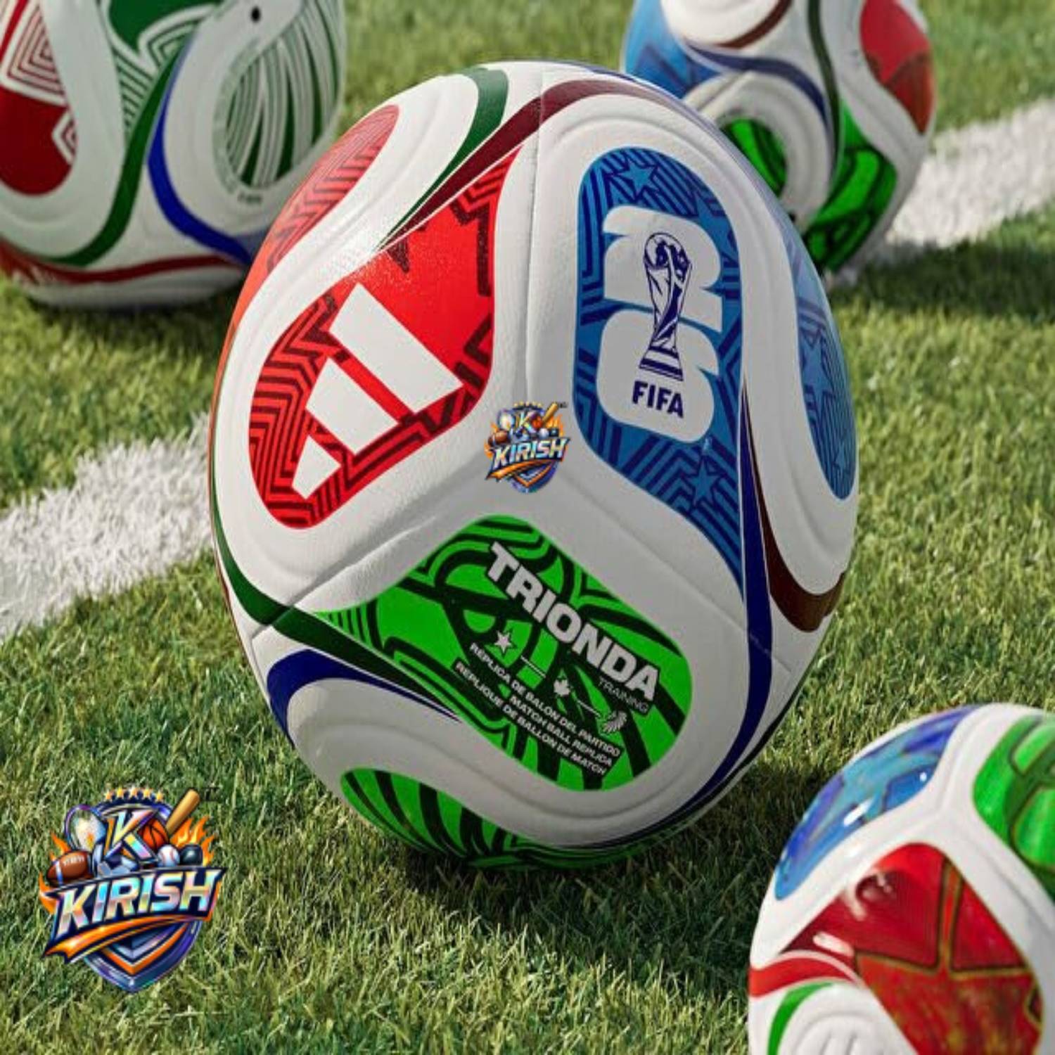 K KIRISH Fifa World Cup Football Size 5 - Image 3