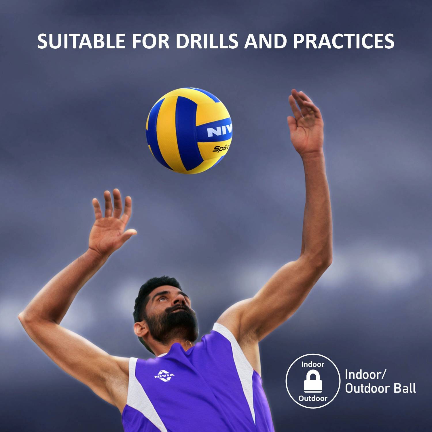 NIVIA Spikester (Encounter) Volleyball - Size 4 - Image 4