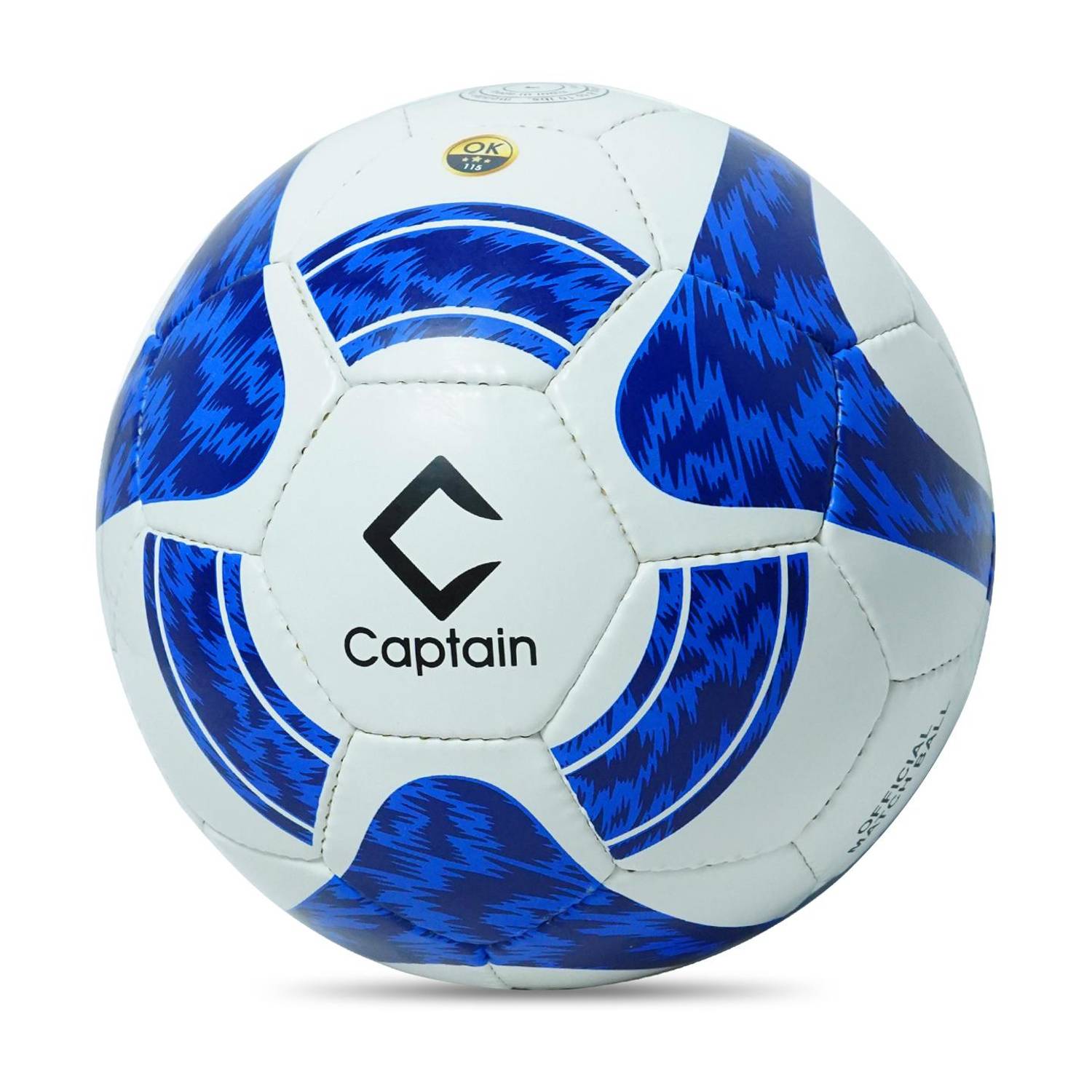 CAPTAIN Football Size 5 White Pack of 1 - Image 1