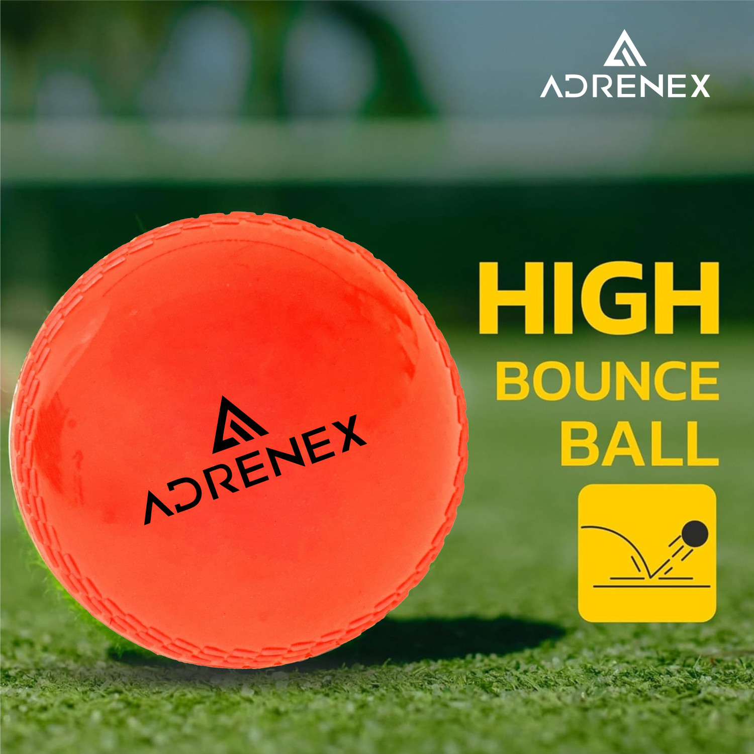 Image of Adrenex Cricket ball wind balls for indoor & outdoor & street beach Cricket Synthetic Ball