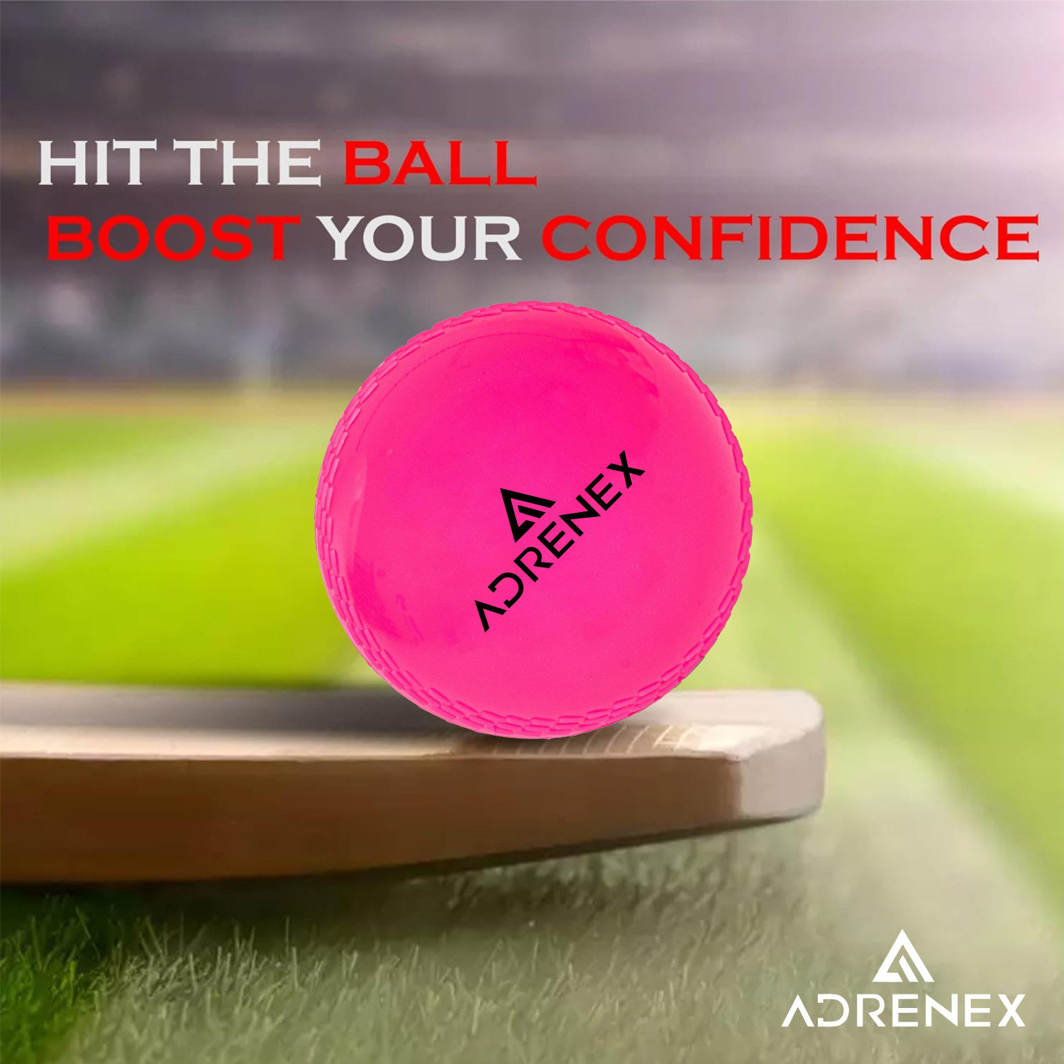 Image of Adrenex Cricket ball wind balls for indoor & outdoor & street beach Cricket Synthetic Ball