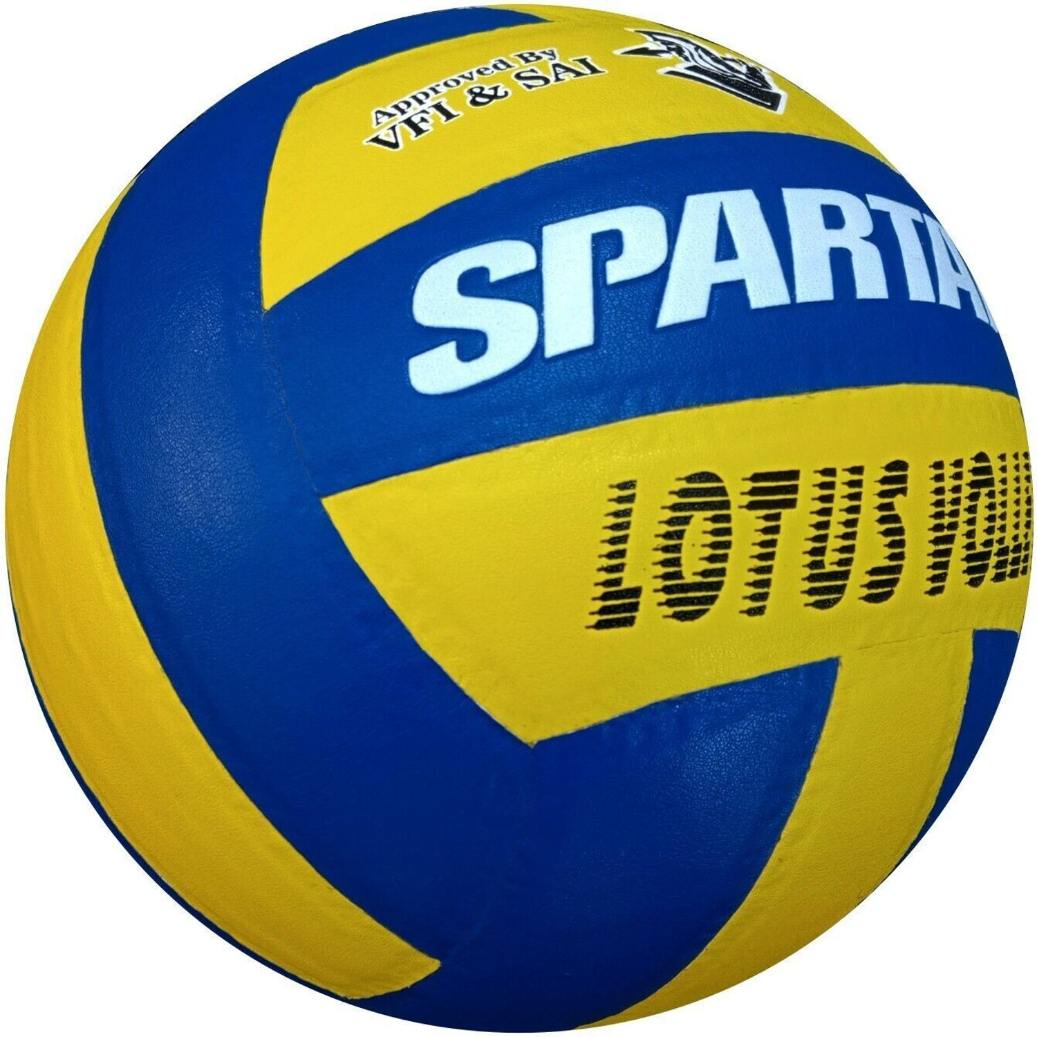 Image of SPARTAN Spirit LOTUS VOLLEY Rubber Moulded (Approved By VFI) Volleyball - Size: 4