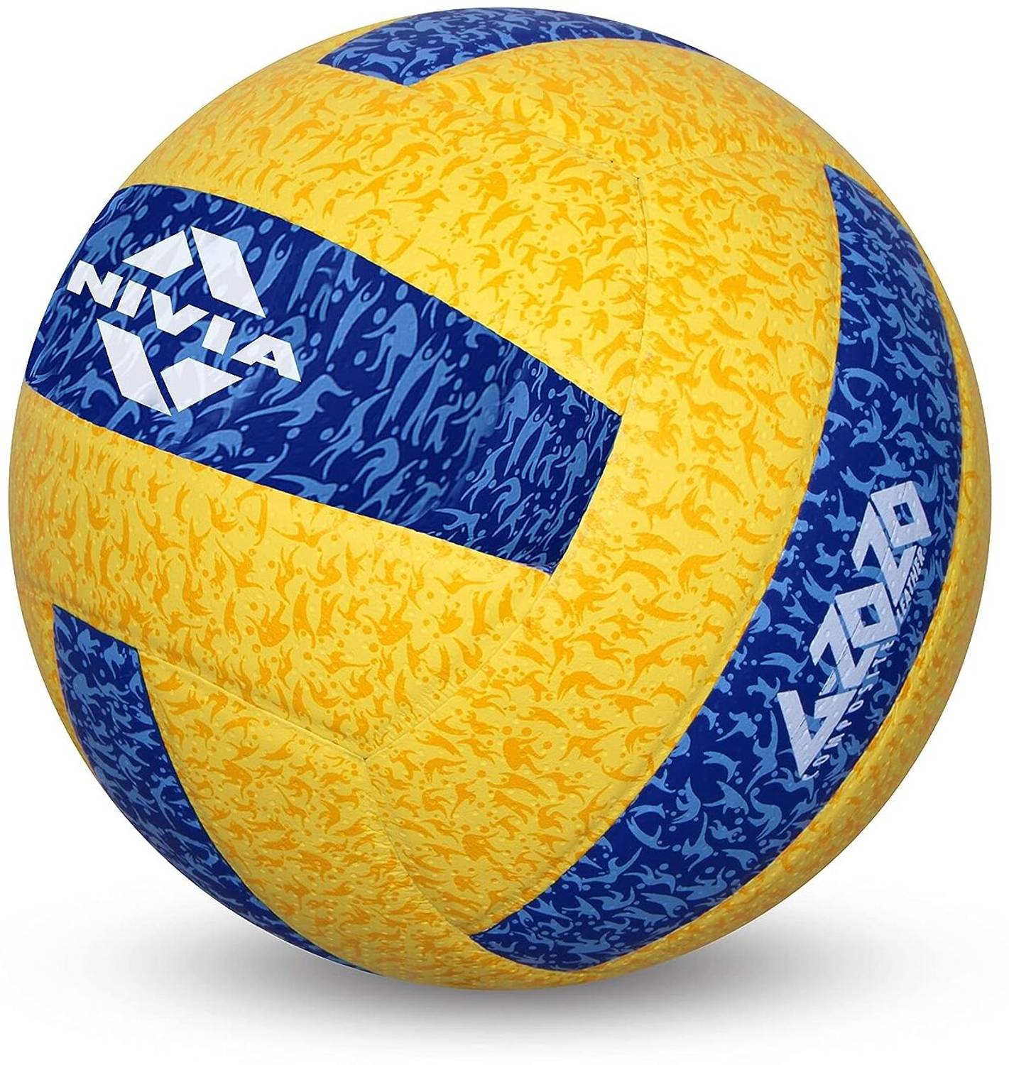 NIVIA G-2020 Volleyball - Size 4, Blue - Image 3