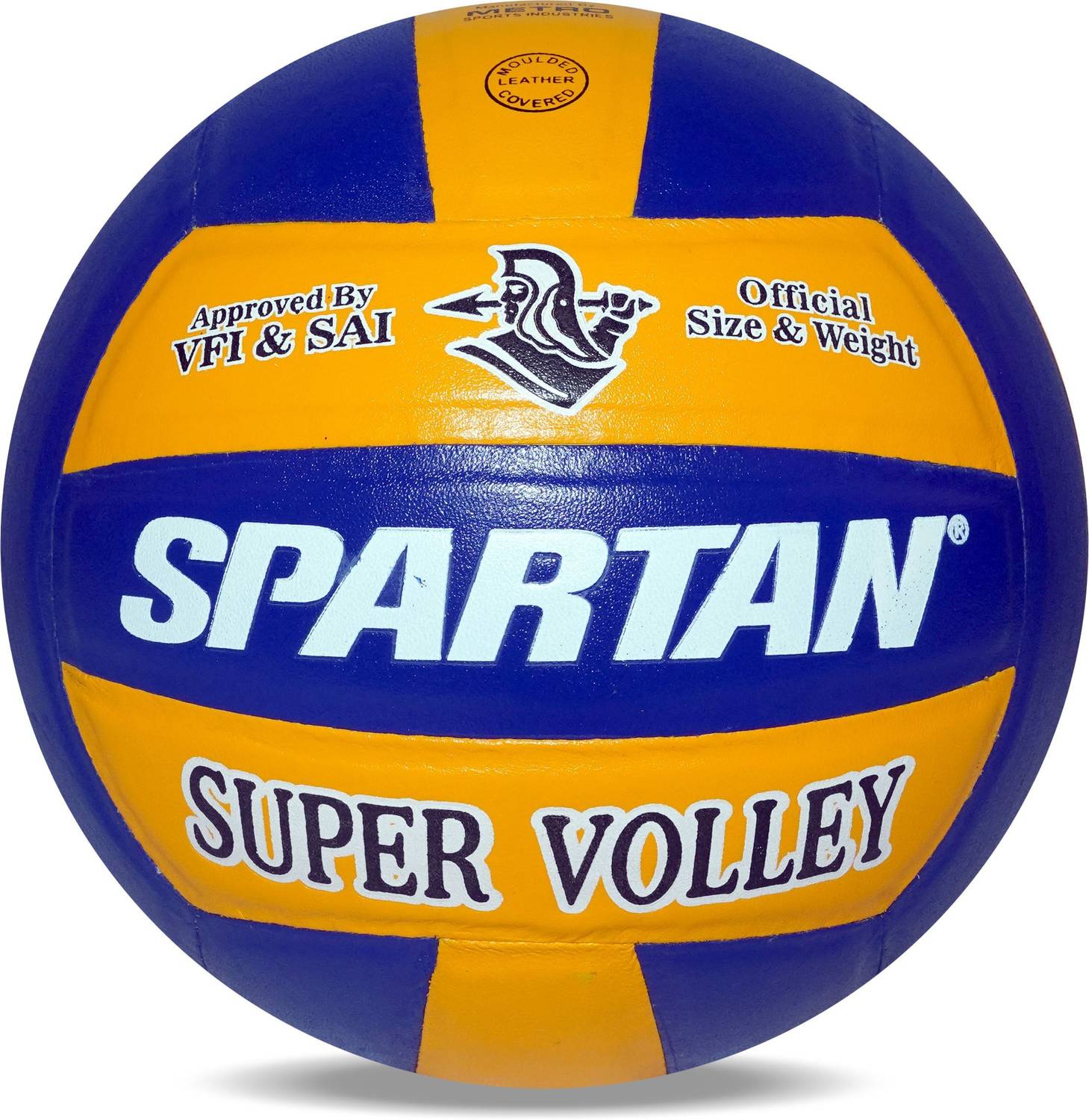 SPARTAN Spirit SUPER VOLLEY Leather Volleyball (Size 4, VFI Approved)