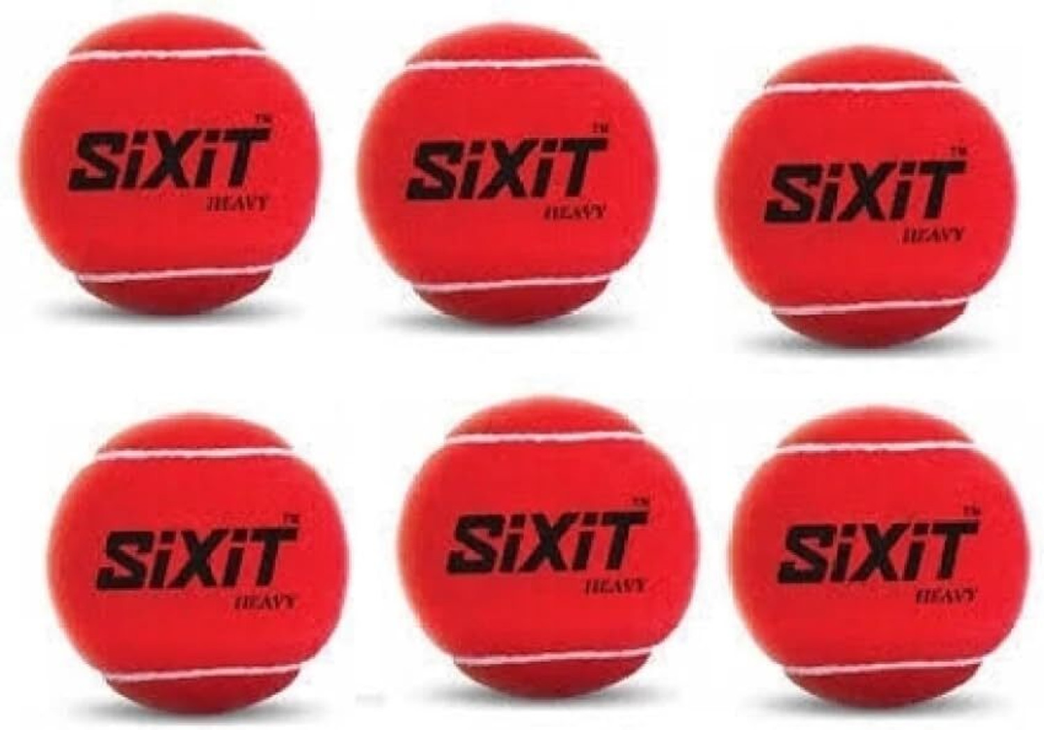 Image of sixit Cricket Tennis Heavy Ball Cricket Tennis Ball