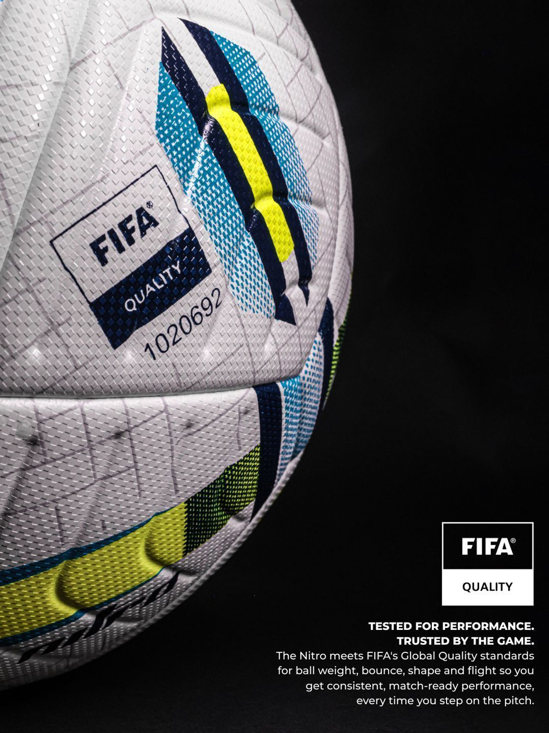 Image of NIVIA Nitro Thermobond Football, FIFA Quality, 24-Panels, Match Ball Football - Size: 5