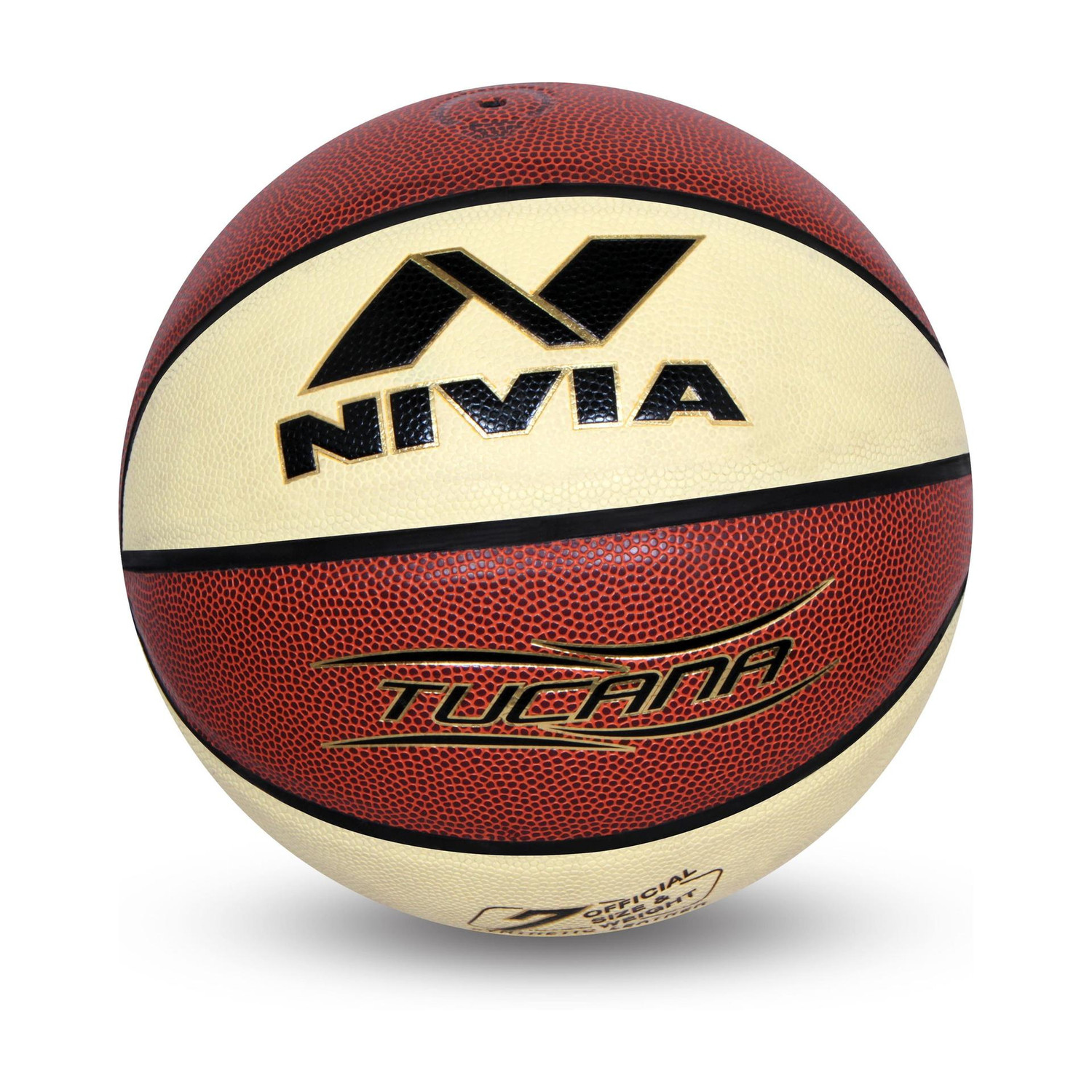 Image of NIVIA Tucana Basketball - Size: 7 (Standard, Pack of 1, Orange)