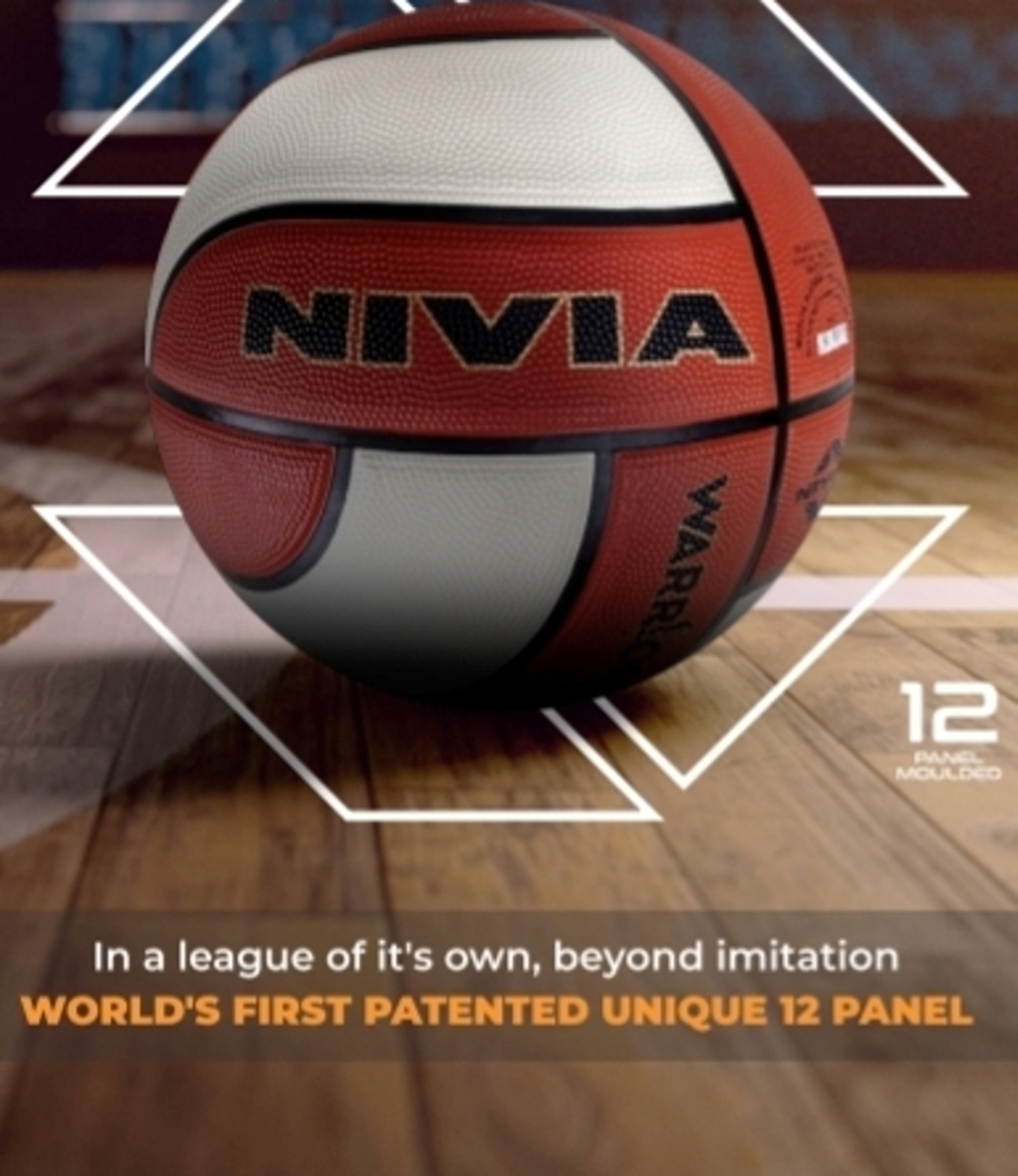 Image of NIVIA WARRIOR(12 PANEL) Basketball - Size: 7