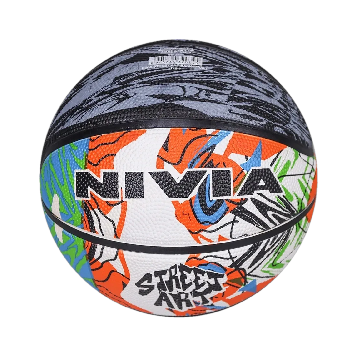 Image of NIVIA Street Art, 8 Panels, Rubberized Moulded, Made for Beginners, For all surfaces Basketball - Size: 3