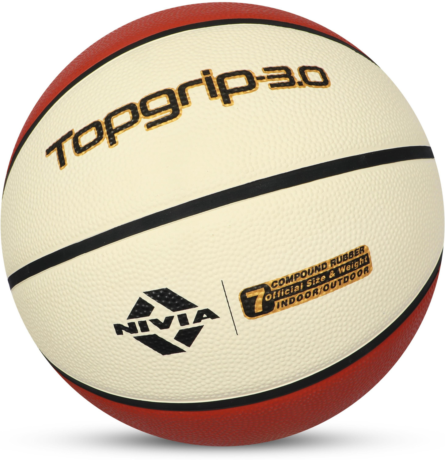 Image of NIVIA Top Grip 3.0, BFI Standard, 8 Panels, Made for Tournaments, For all surfaces Basketball - Size: 7