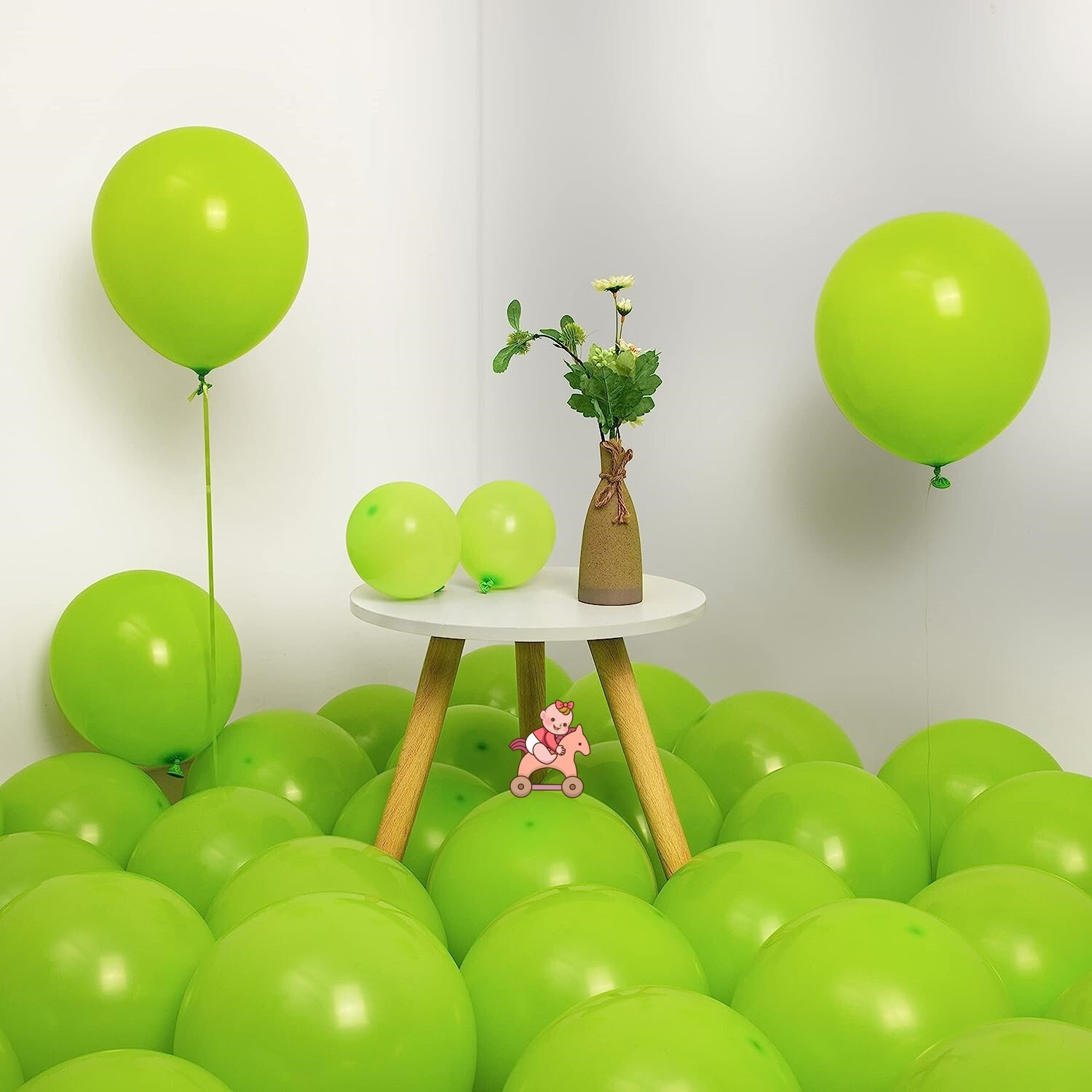 Image of nakomoco Solid Elite Birthday decoration Kit of 34 pcs - For Kids, Husband, girls, wife Balloon