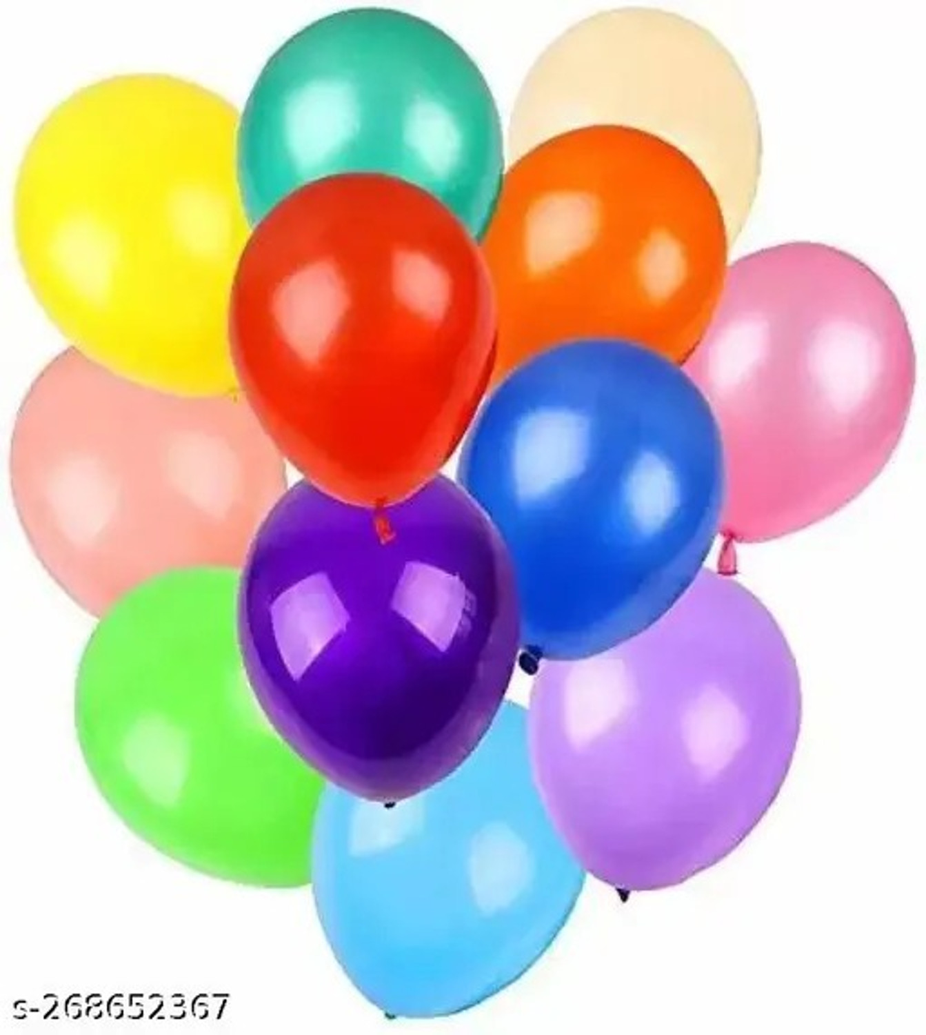 Image of emutz Printed 100 Balloons And One Air Pump Birthday Party /Birthday /Party Bubble Balloon