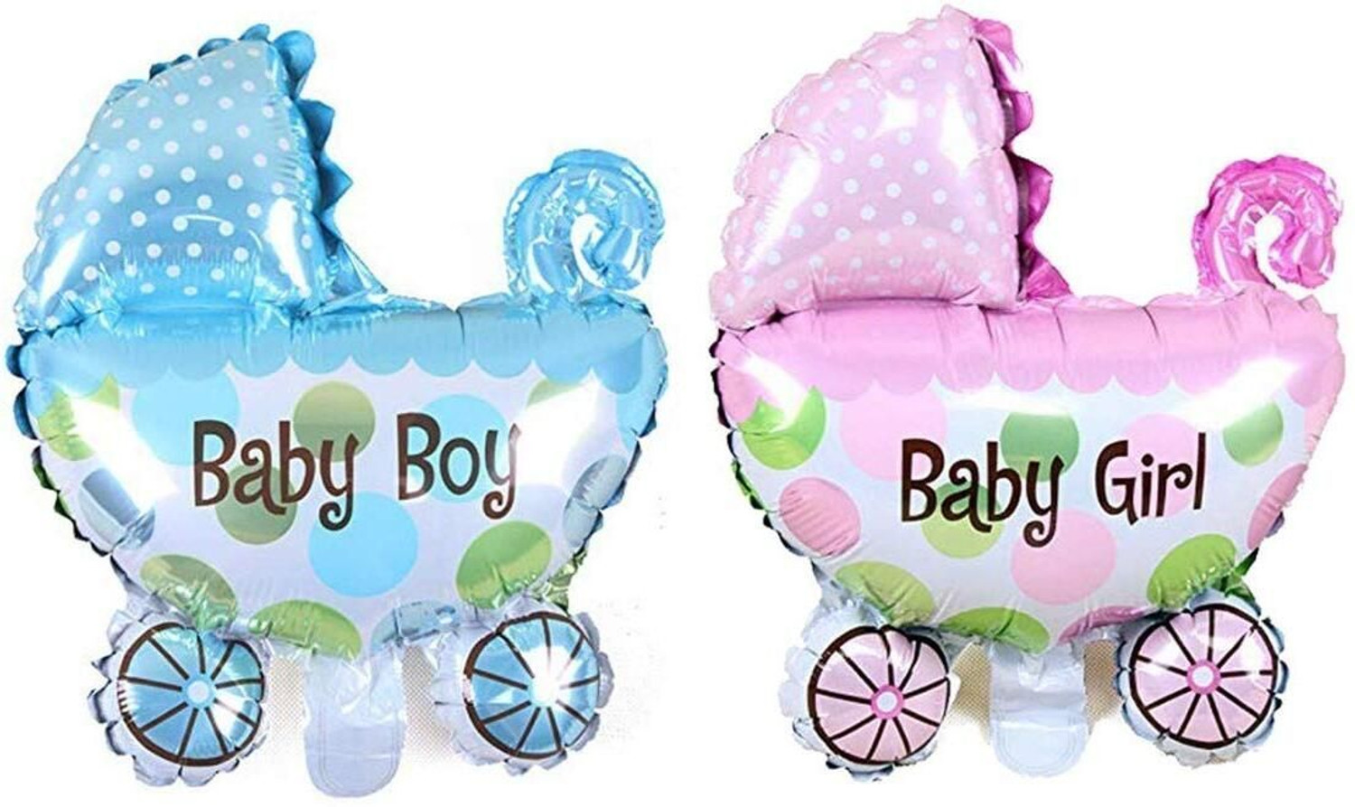 Image of PARTY MIDLINKERZ Solid Baby Shower Decoration, Mom To Be Decoration Items Set, Baby Shower Balloons Balloon