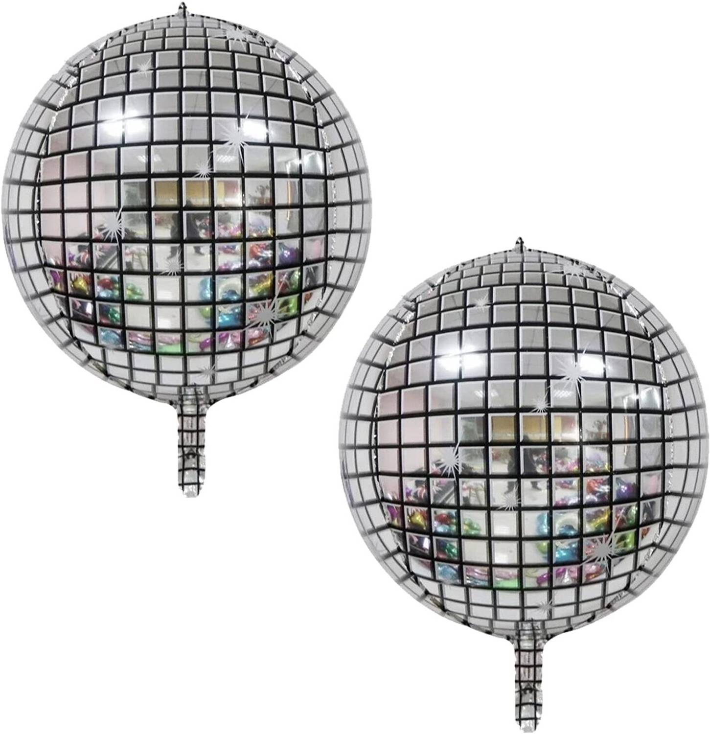 Kapoor stores Solid Disco Theme Dance Party Foil Balloons for Disco theme Decoration Balloon