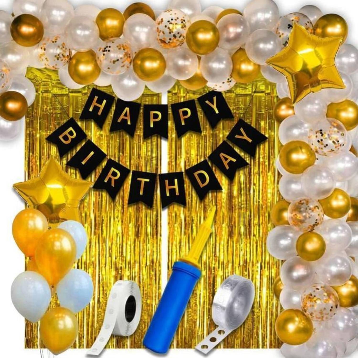 groovy dudz 1st Birthday Combo Balloon - Image 1