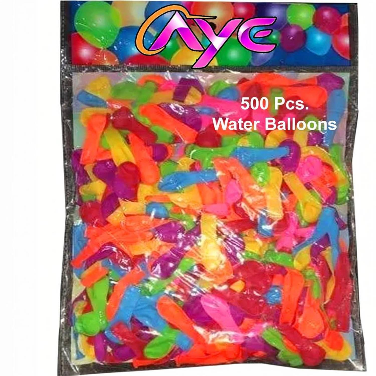 AYE Solid HOLI WATER BALLON 500PCS Balloon