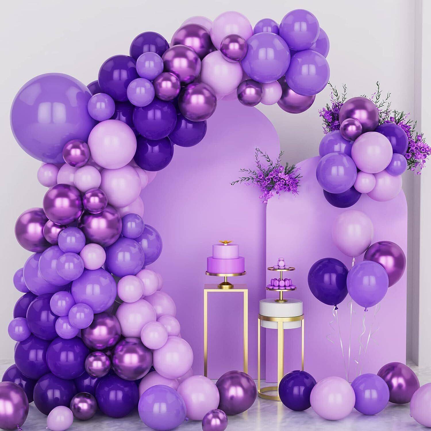 Baloom Solid metallic balloon garland for birthday, baby shower, wedding Balloon